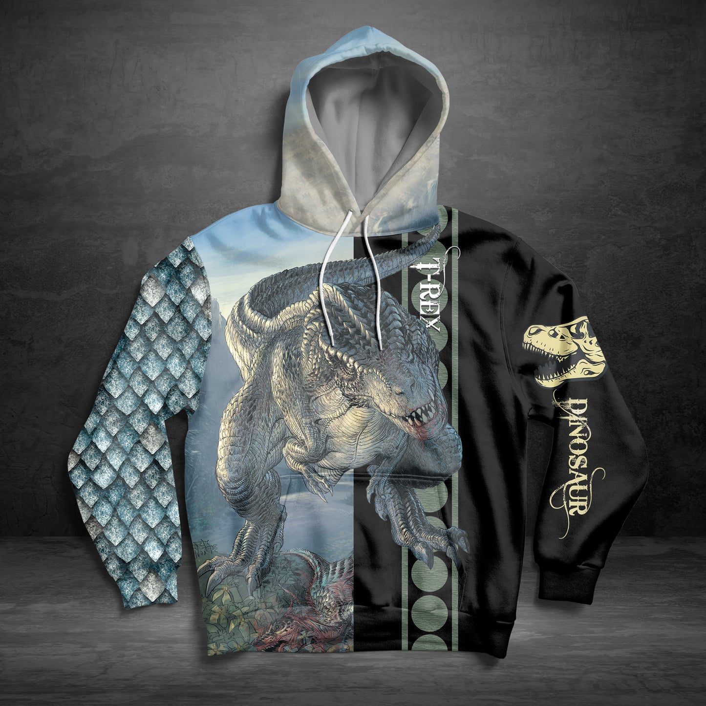 Awesome T-Rex G51027 - All Over Print Unisex Hoodie