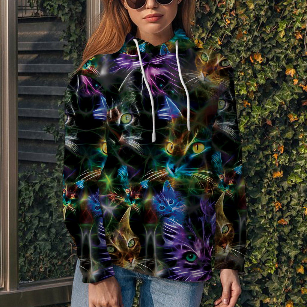 Cat Neon G5109 - All Over Print Unisex Hoodie