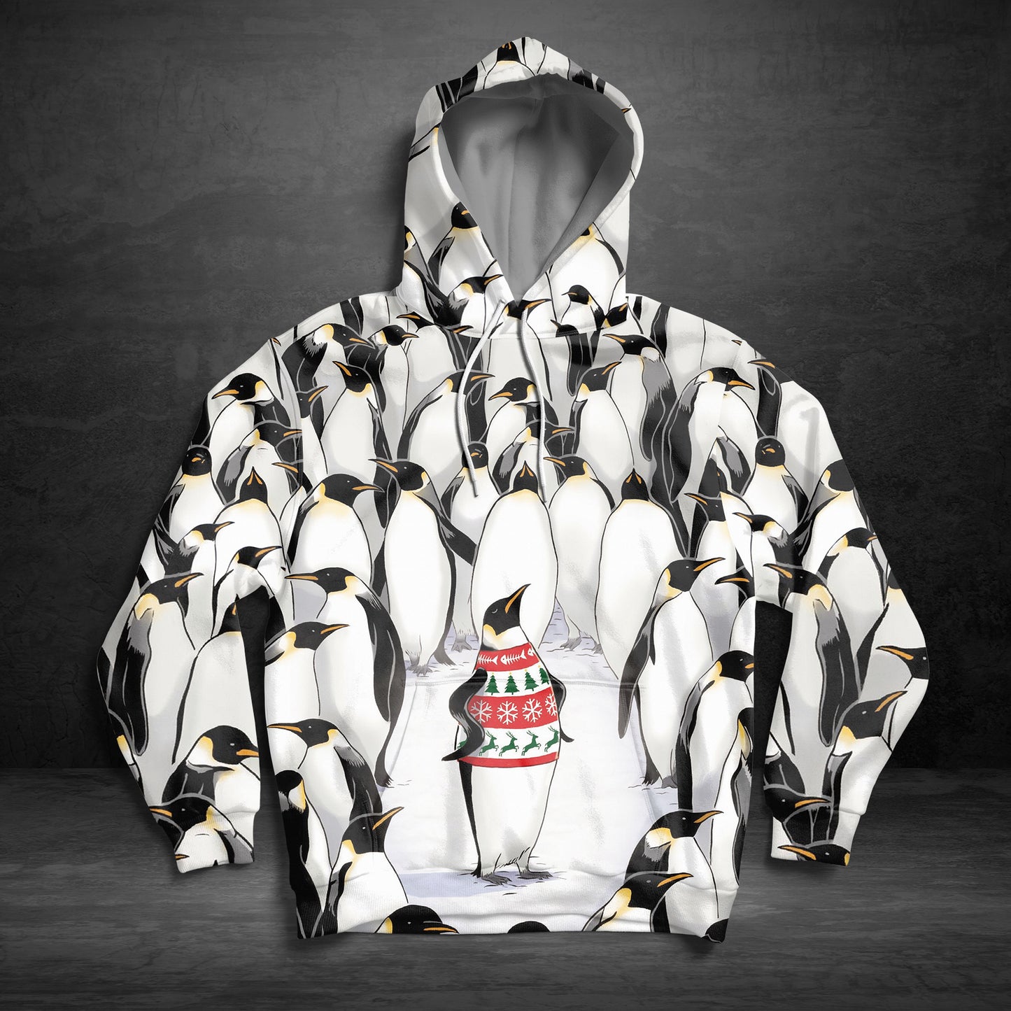 Christmas Penguin G51113 - All Over Print Unisex Hoodie