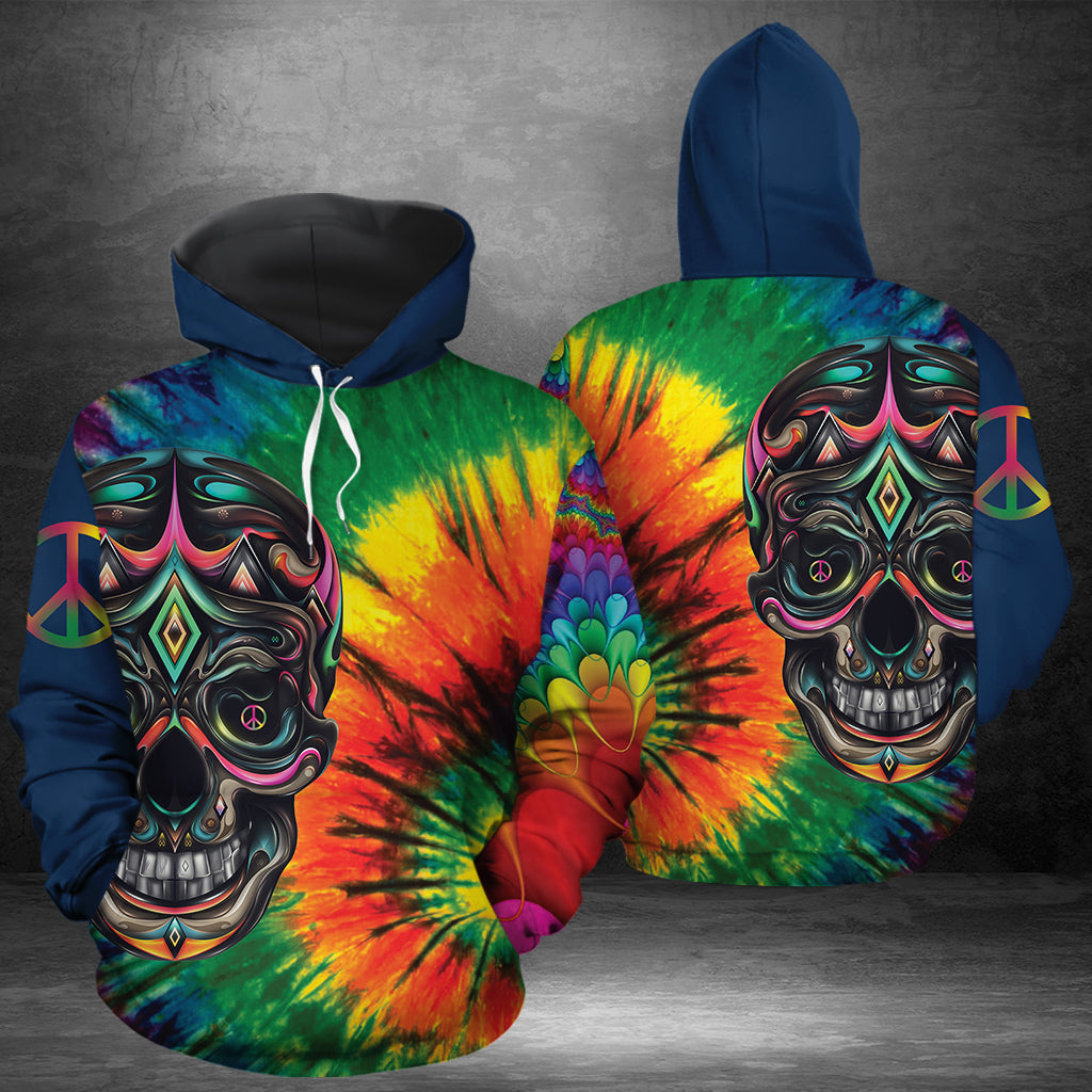 Cool Hippie Skull G5109 - All Over Print Unisex Hoodie