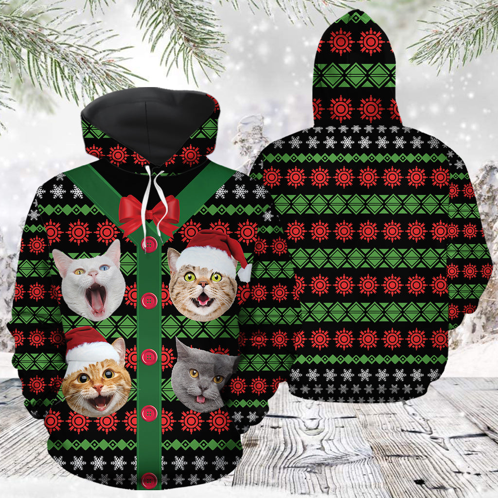 Funny Cat TG51113 - All Over Print Unisex Hoodie