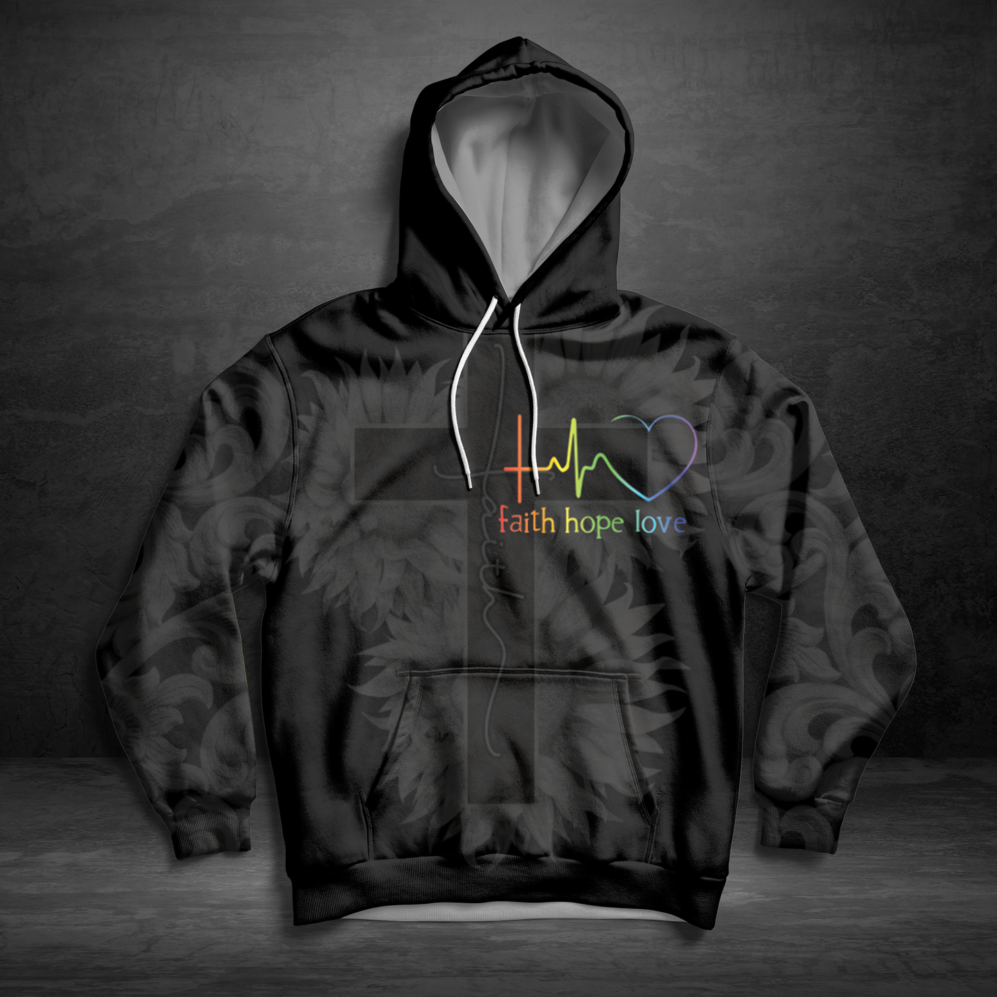 Faith Hope Love Sunflower TY2411 unisex womens & mens, couples matching, friends, funny family sublimation 3D hoodie christmas holiday gifts (plus size available)