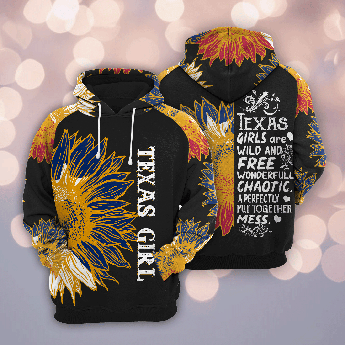 Texas GIrl HT181130 - All Over Print Unisex Hoodie