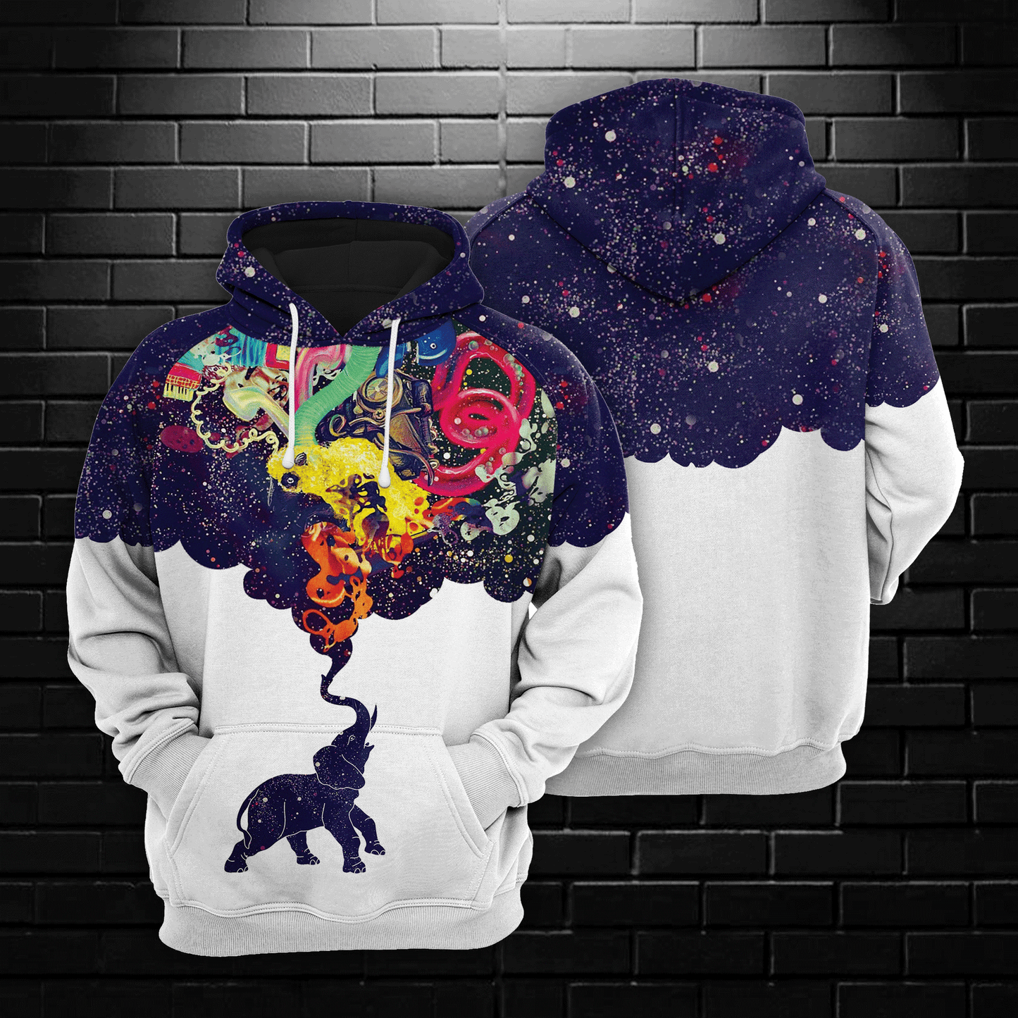 Magic Elephant HT181136 - All Over Print Unisex Hoodie