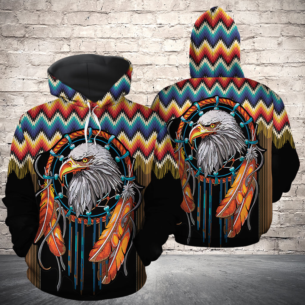 Eagle Native Ugly Christmas Sweater - Christmas Outfits Gift –