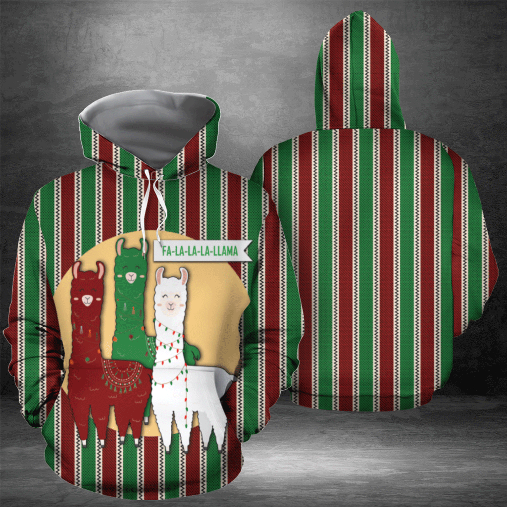 Llama Lover TG5128 unisex womens & mens, couples matching, friends, llama lover, funny family sublimation 3D hoodie christmas holiday gifts (plus size available)
