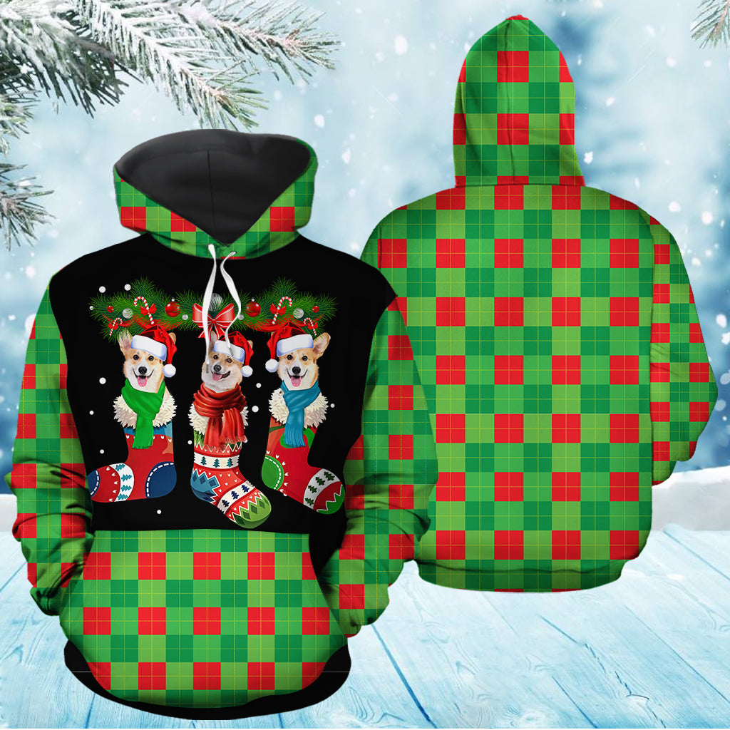 Pembroke Welsh Corgi Socks TY0712 unisex womens & mens, couples matching, friends, funny family sublimation 3D hoodie christmas holiday gifts (plus size available)