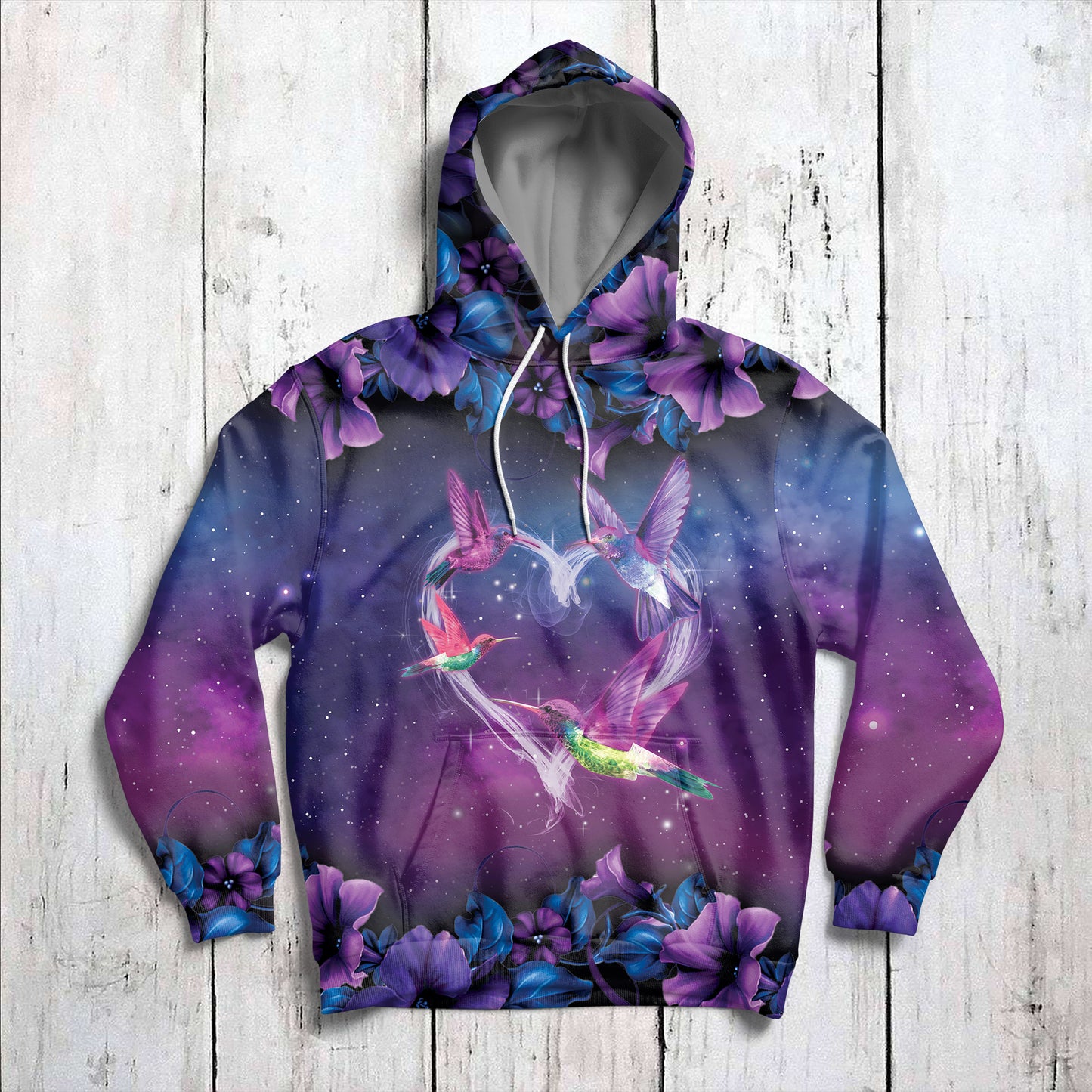 3D Hummingbird Love G51027 - All Over Print Unisex Hoodie