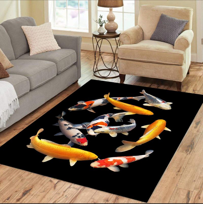 Koi Fish - Rectangle Rug