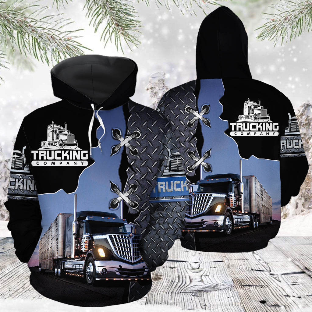 Love Truck TG5128 unisex womens & mens, couples matching, friends, truck lover, funny family sublimation 3D hoodie christmas holiday gifts (plus size available)
