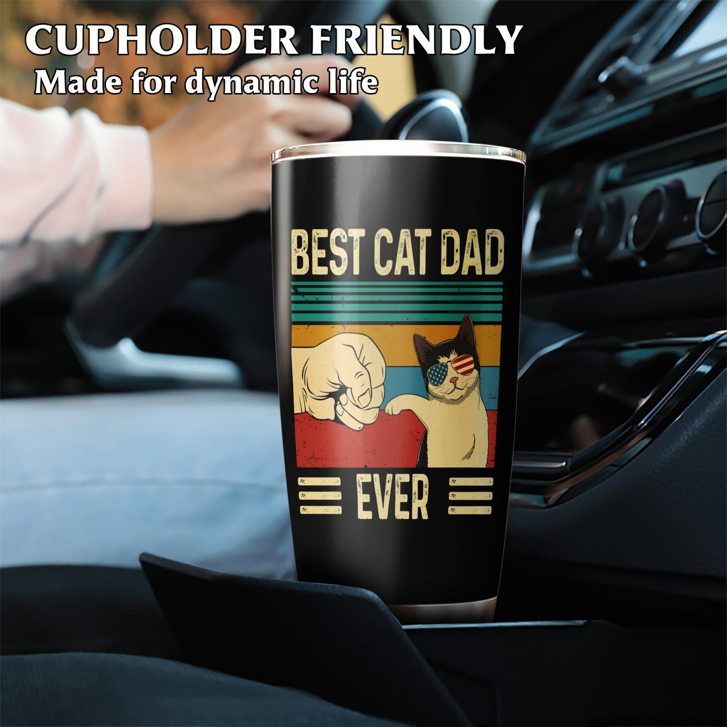 Best Cat Dad Ever 20Oz Tumbler