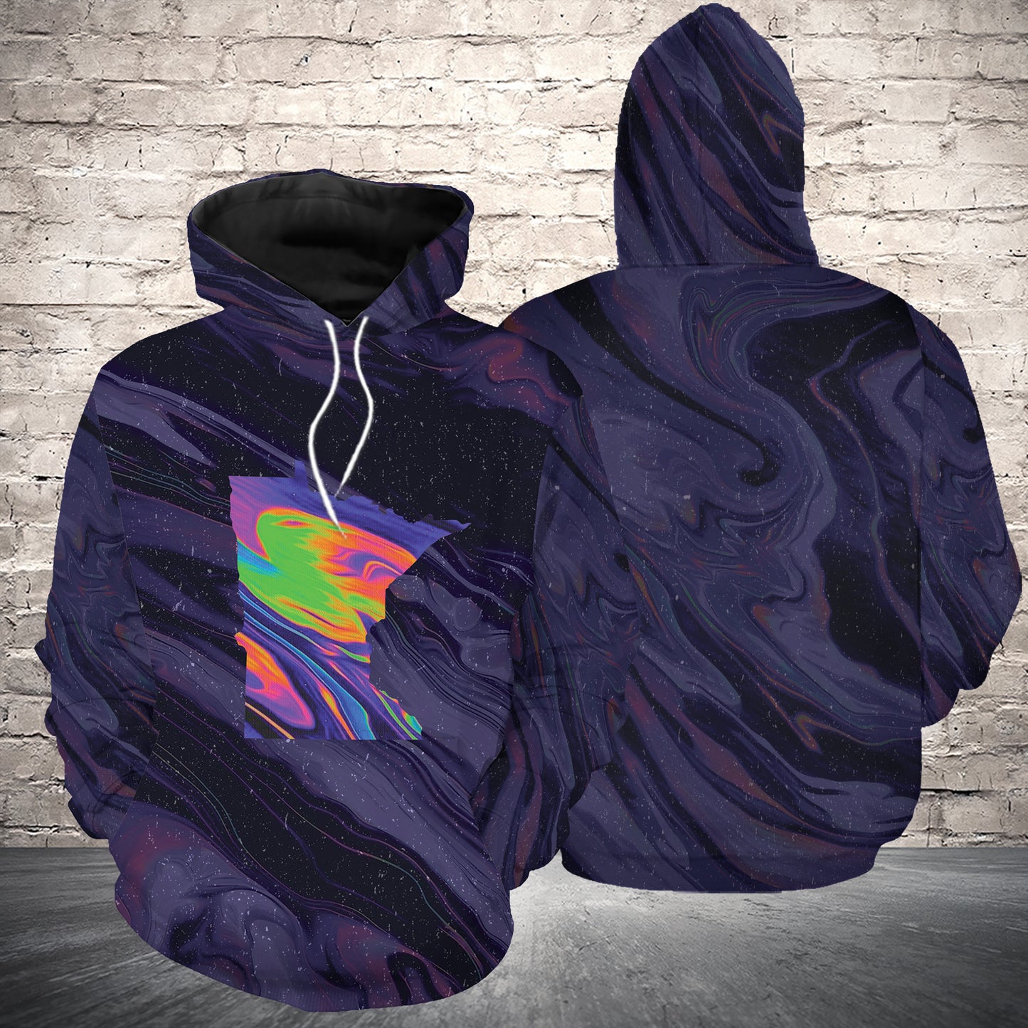 Awesome Minnesota G5105 - All Over Print Unisex Hoodie