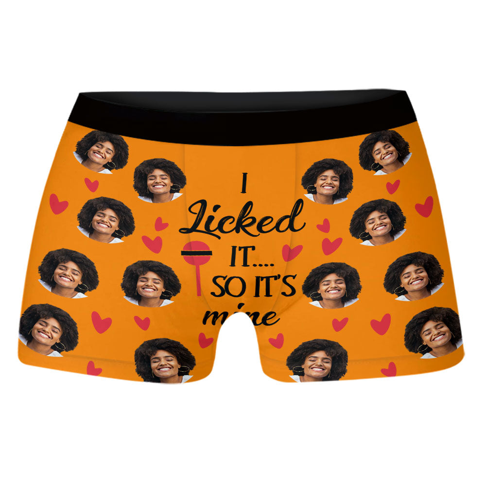 I Licked It So It's Mine Custom Image All Over Print Men's Boxer Brief –  PERSONALIZEDWITCH