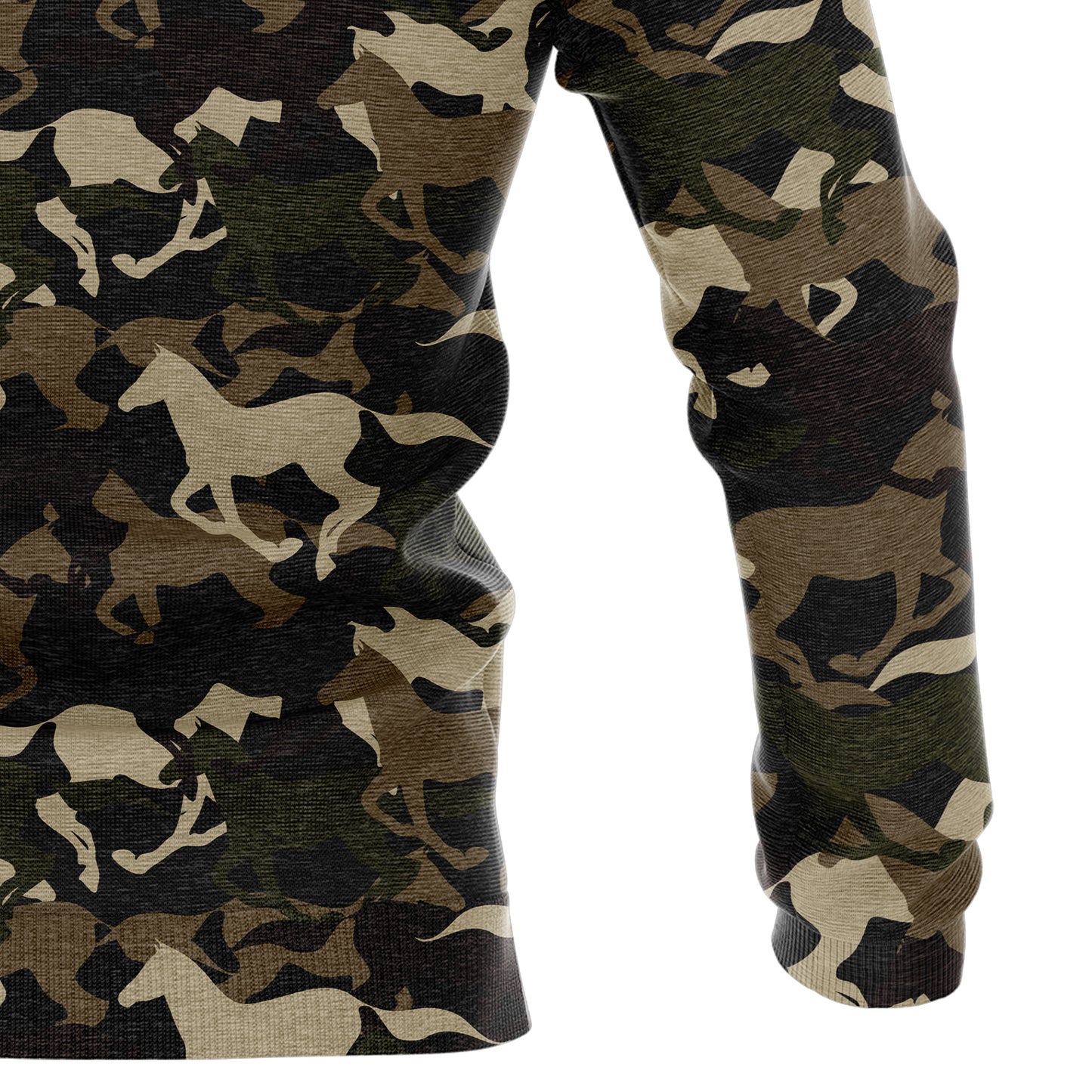 Beautiful Camouflage Horse H22403 All Over Print Unisex Hoodie