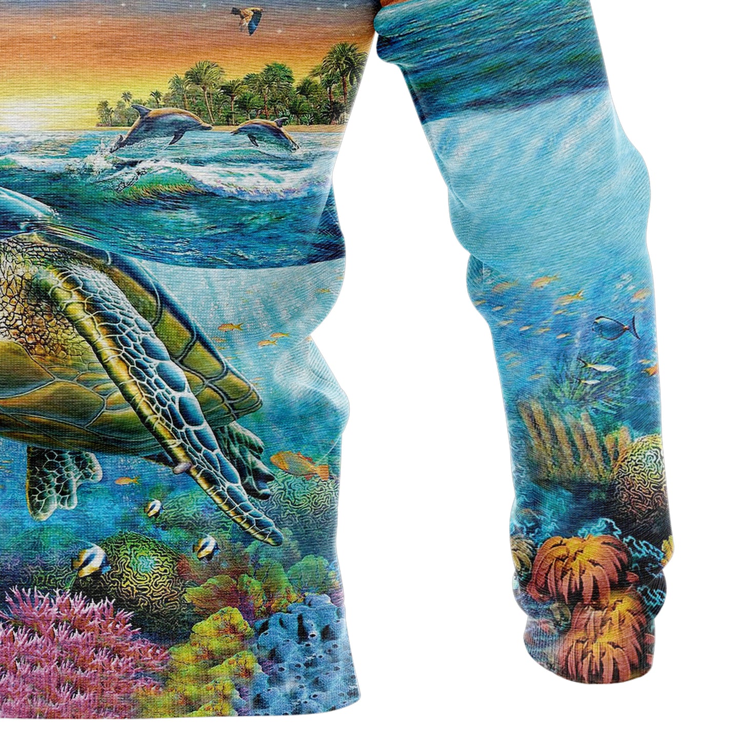 Awesome Sea Turtle G51117 All Over Print Unisex Hoodie