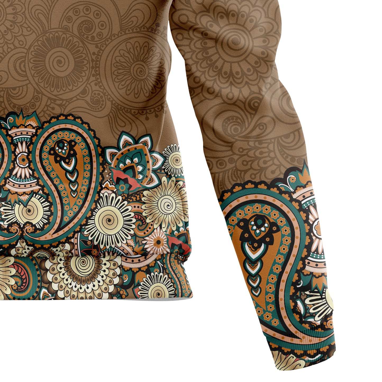 Hippie Peace Mandala Paisley Pattern G5109 All Over Print Unisex Hoodie