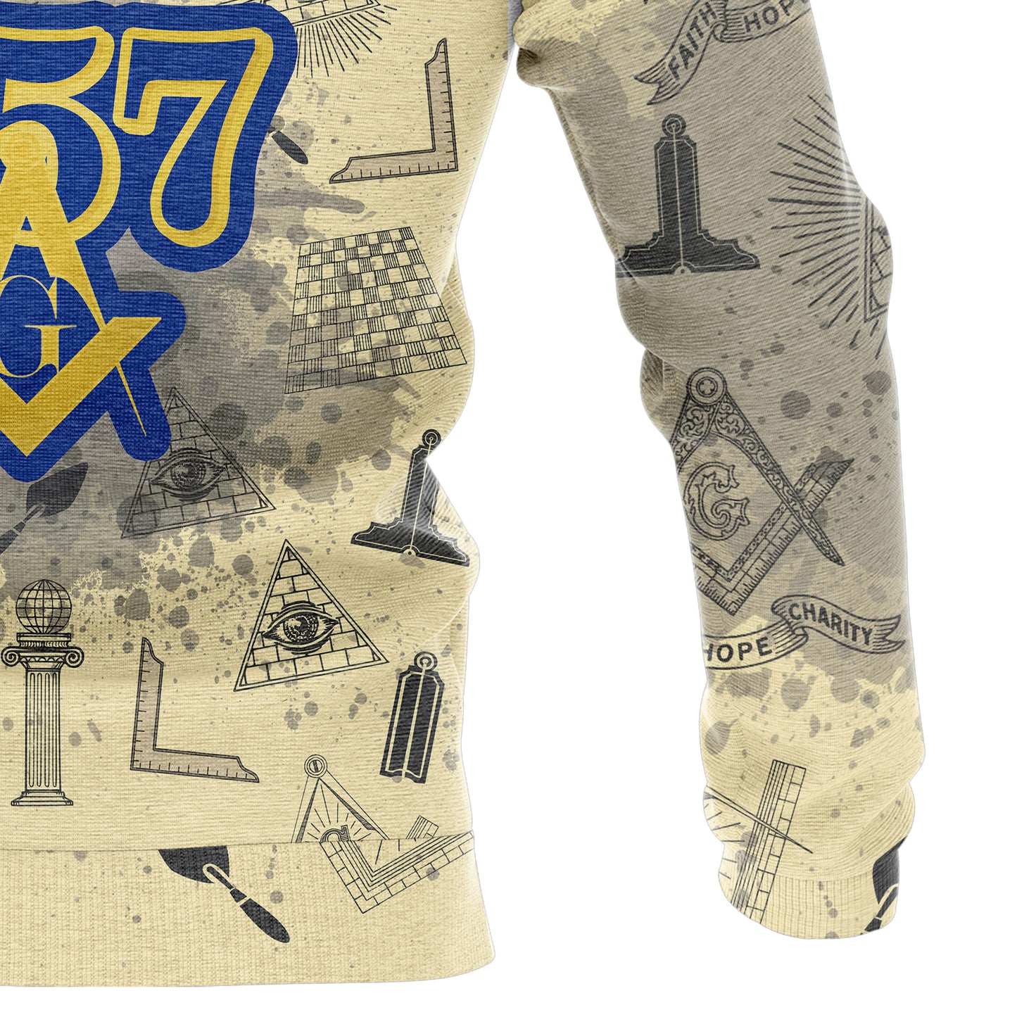 Awesome Freemason G5908 All Over Print Unisex Hoodie