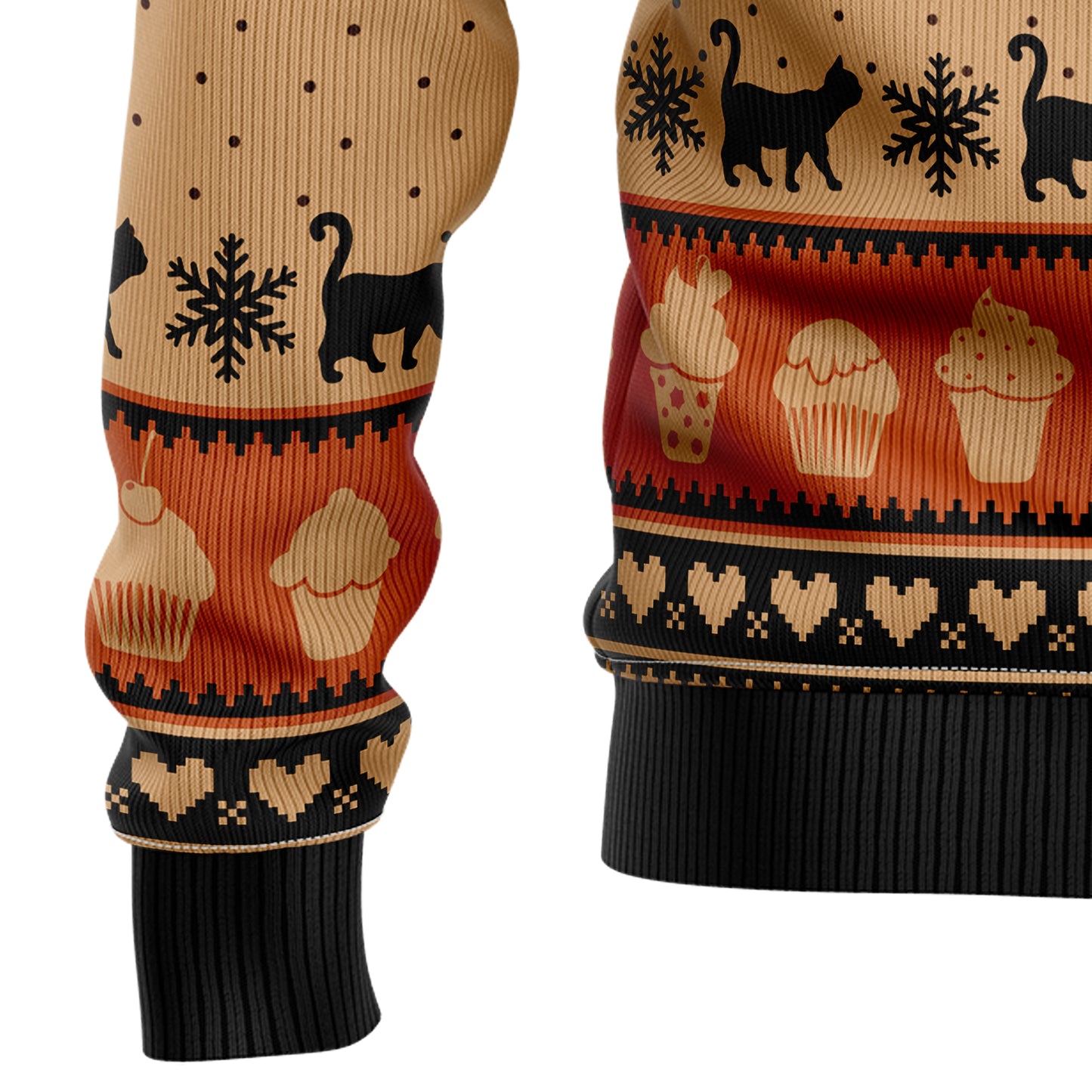 Shut The Fucupcakes Christmas TG5113 Ugly Christmas Sweater