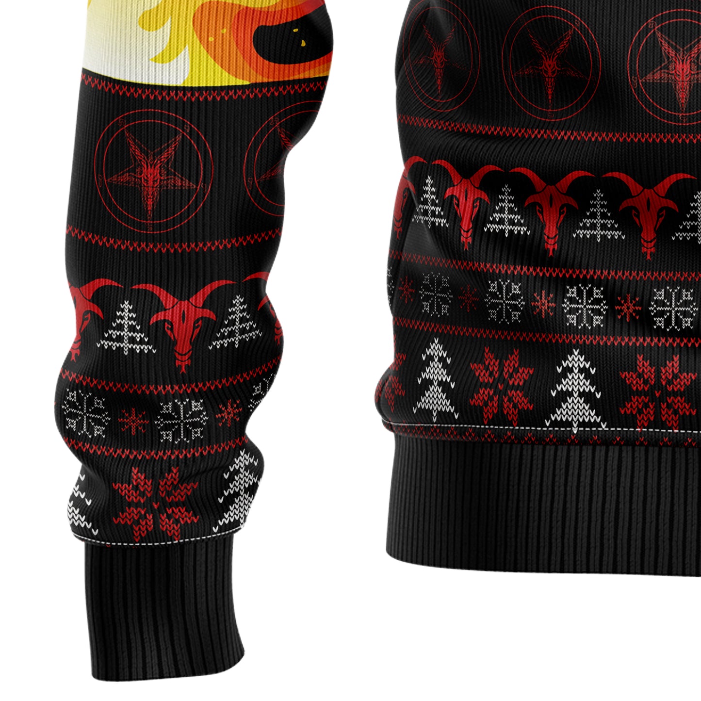 Satan Claus Merry Christmas Hail Satanic G51020 Ugly Christmas Sweater