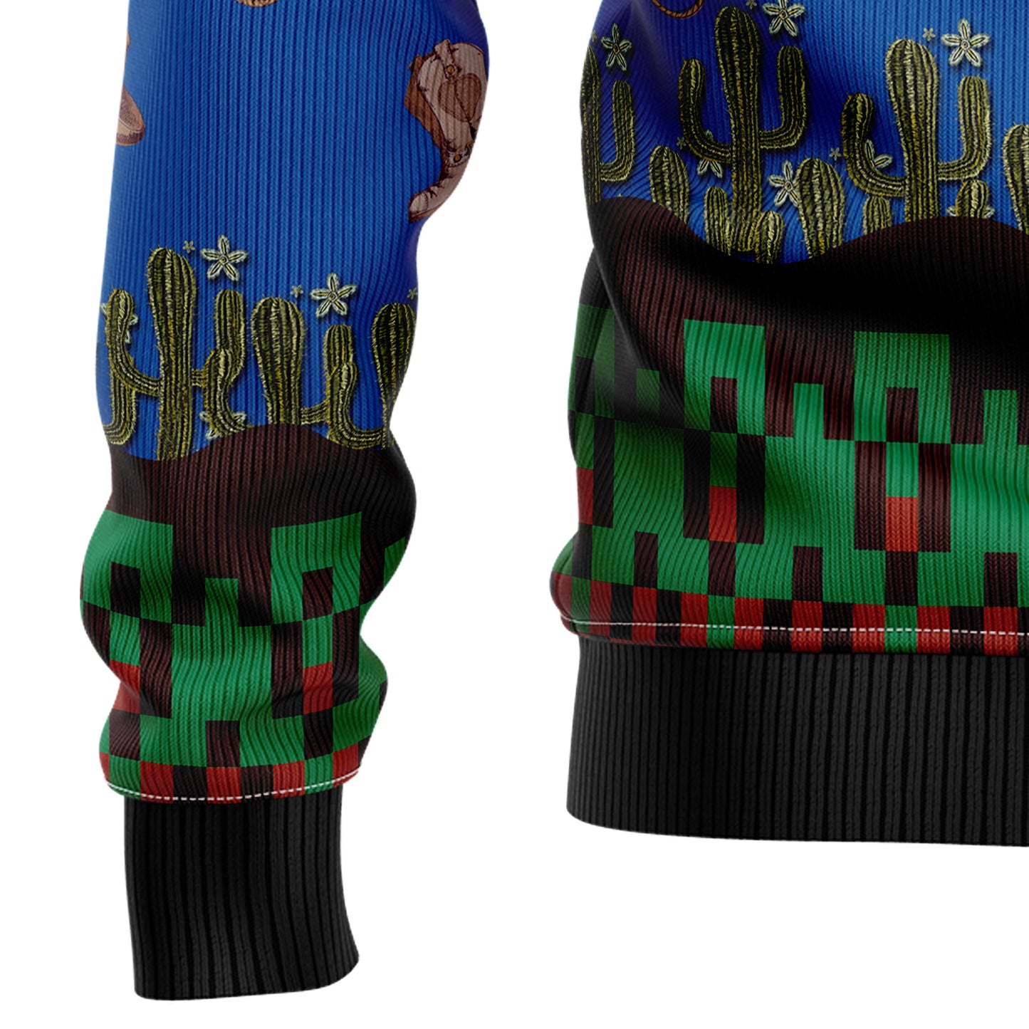 Cowboy Desert T510 Ugly Christmas Sweater