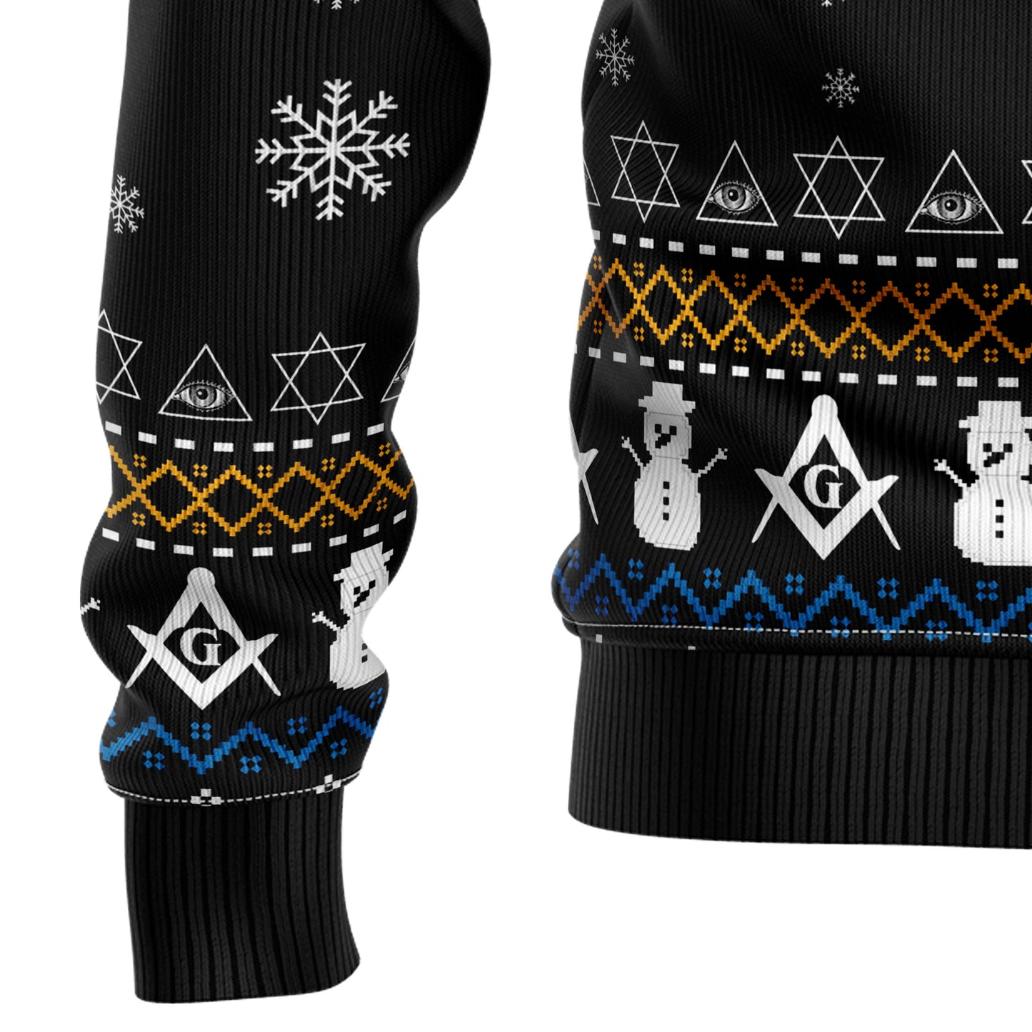 Freemason D3009 Ugly Christmas Sweater