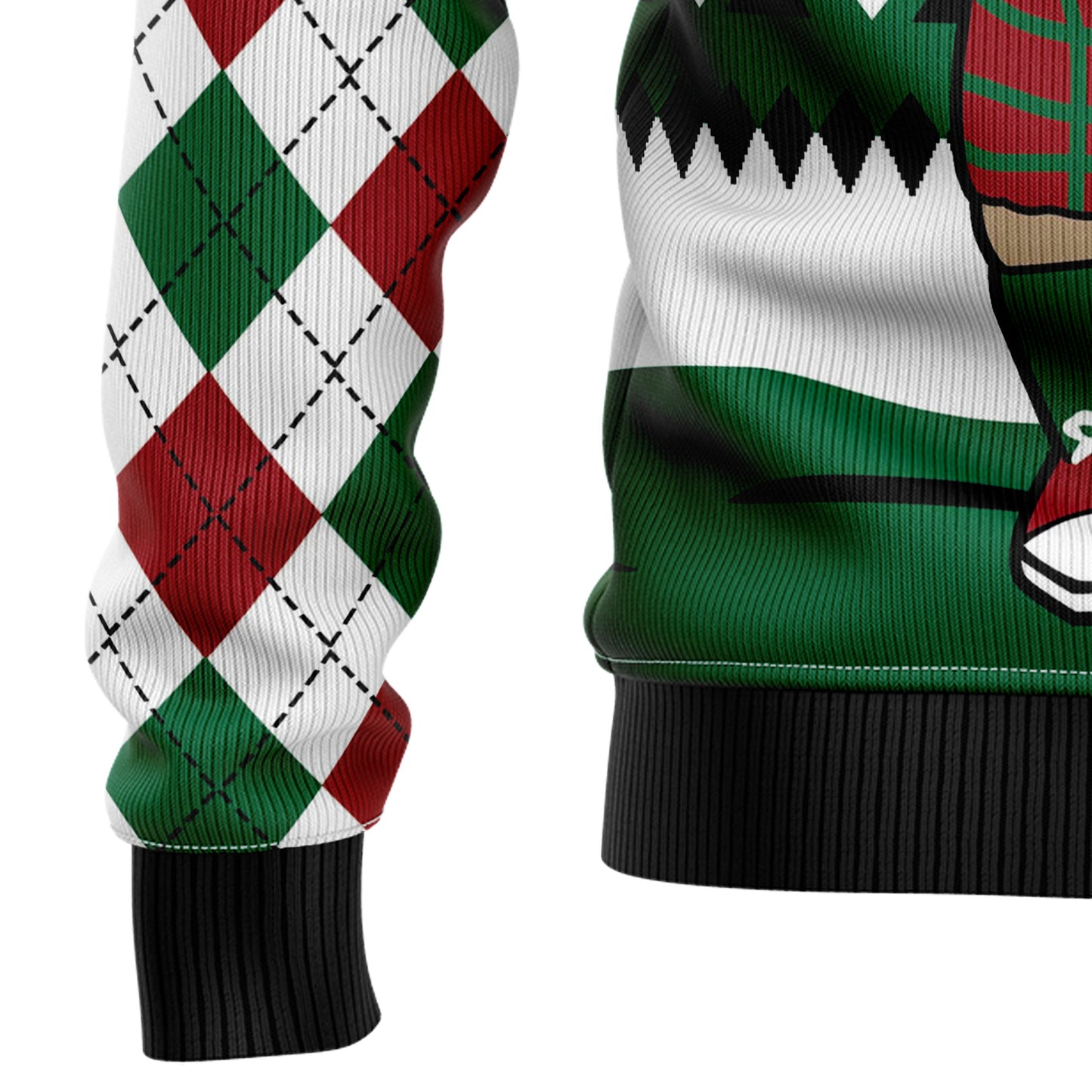 Golfer Santa G5925 Ugly Christmas Sweater