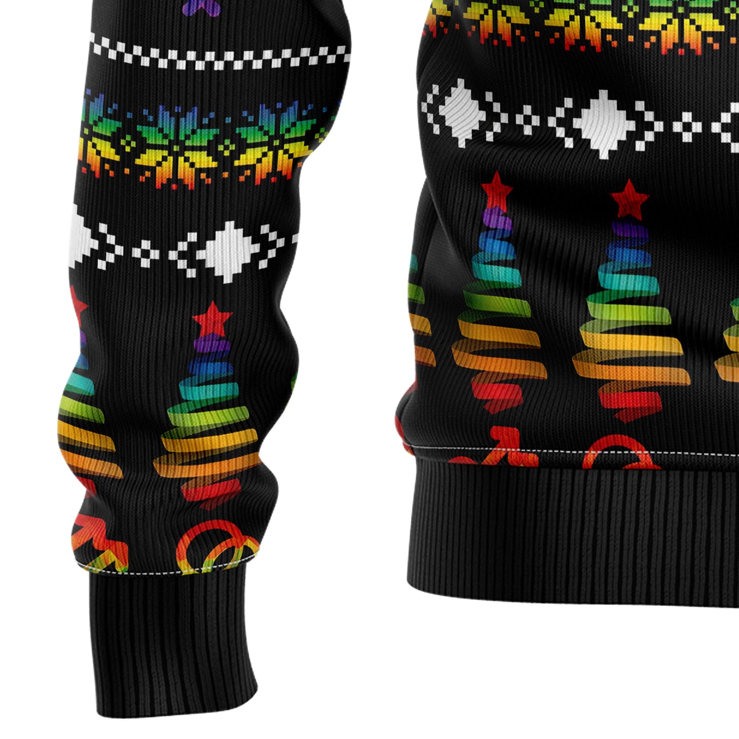 LGBT Whiskey Straight T510 Ugly Christmas Sweater