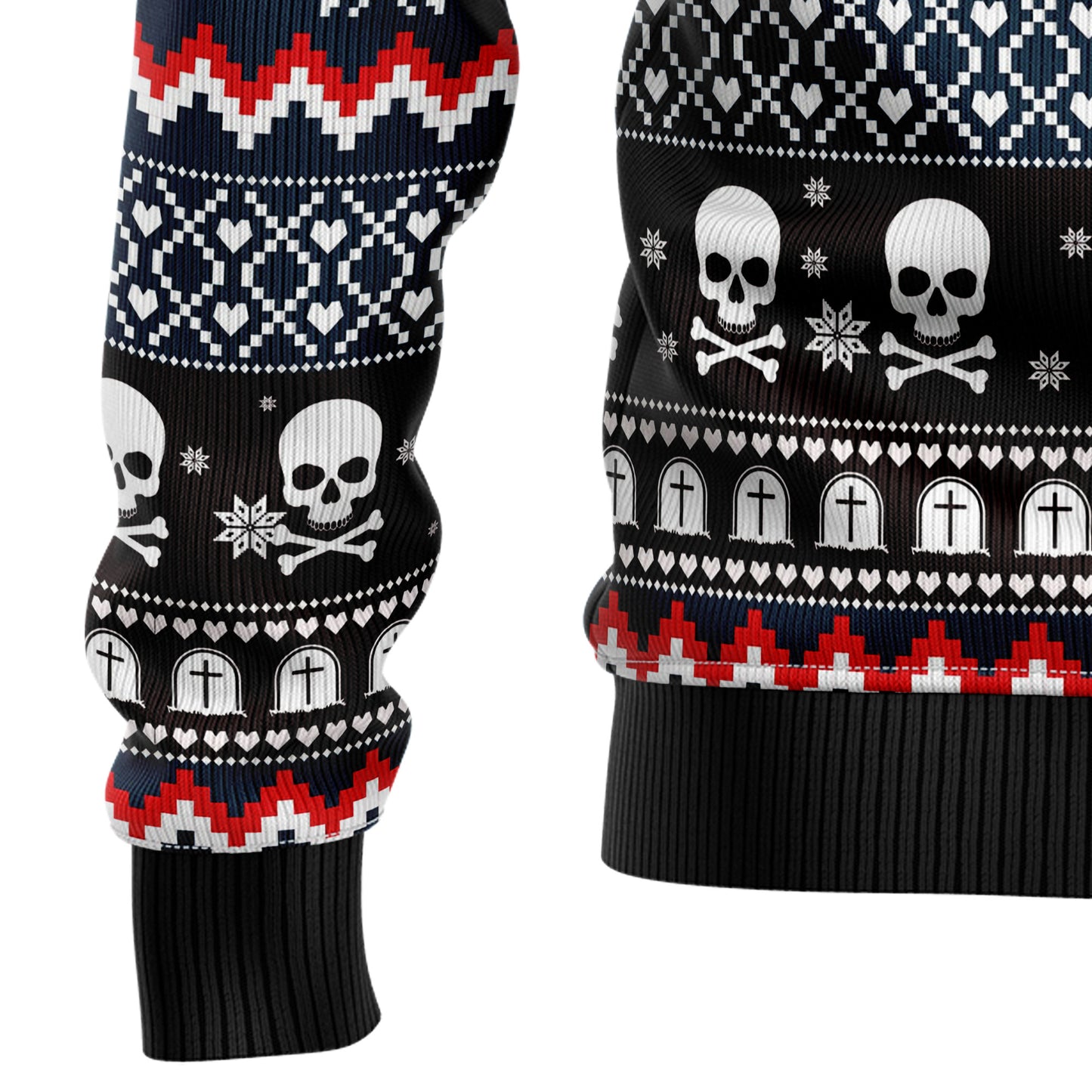 Skeleton Merry Creepmas TY510 Ugly Christmas Sweater