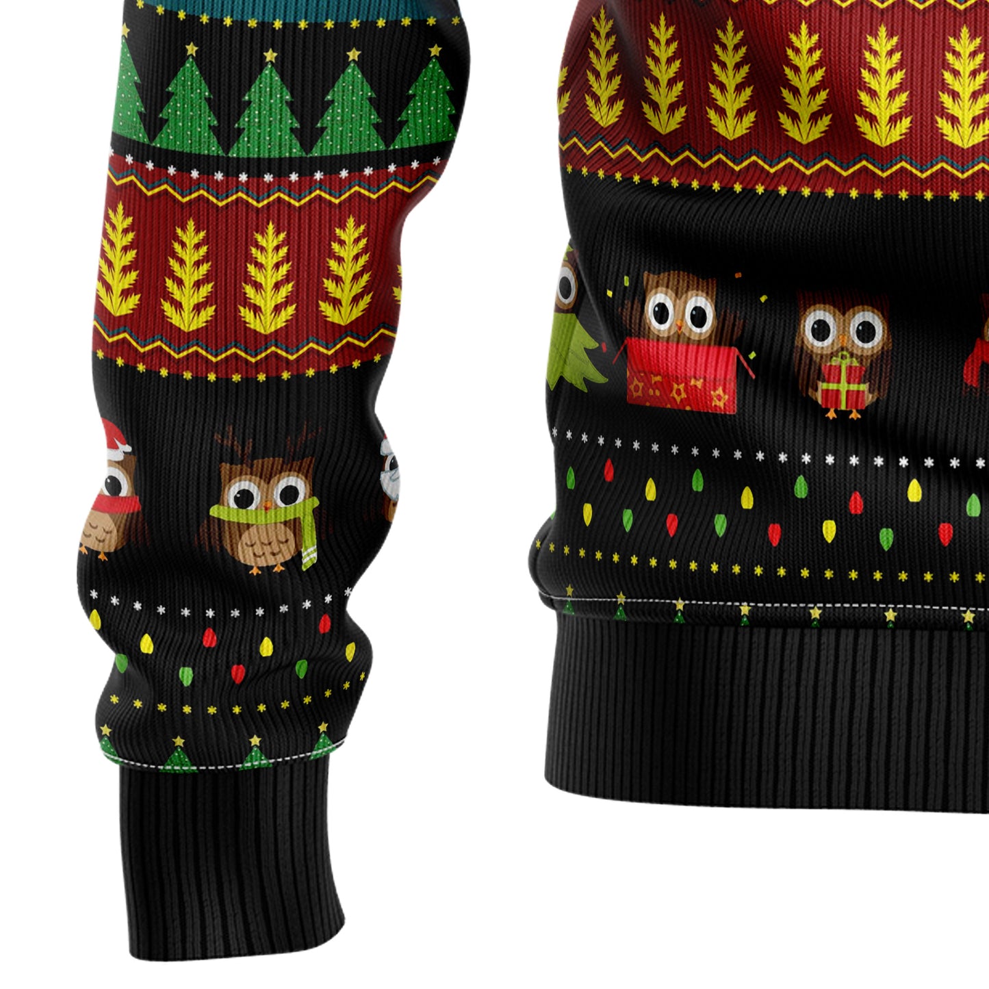 Owl Christmas Tree HZ102106 Ugly Christmas Sweater