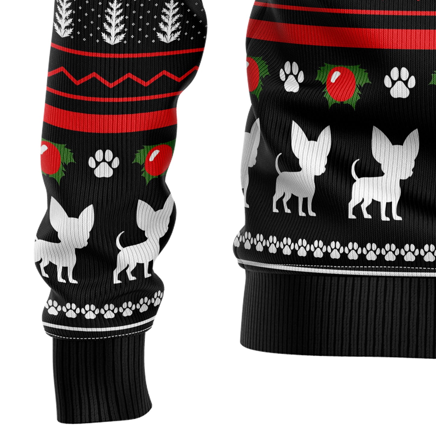 Chihuahua Personal Stalker TY110 Ugly Christmas Sweater