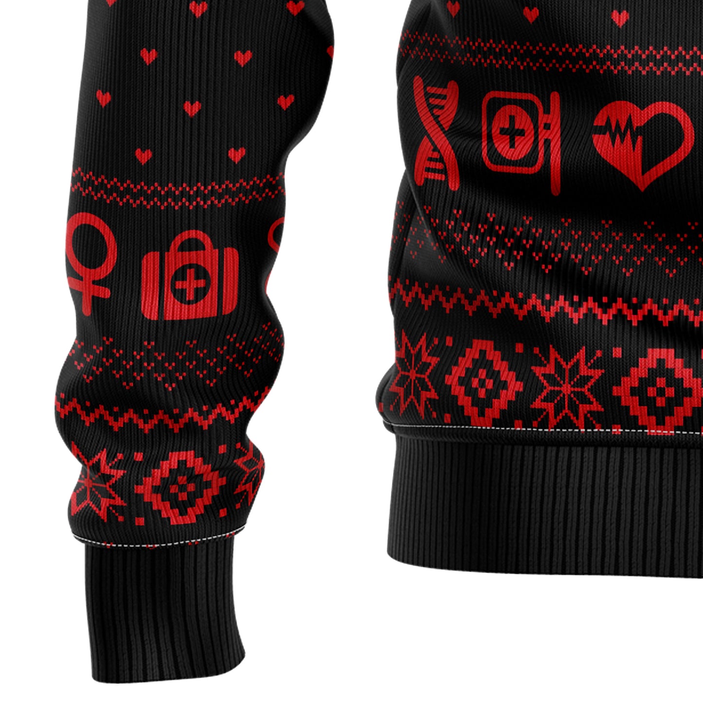 For Nurse D2610 Ugly Christmas Sweater