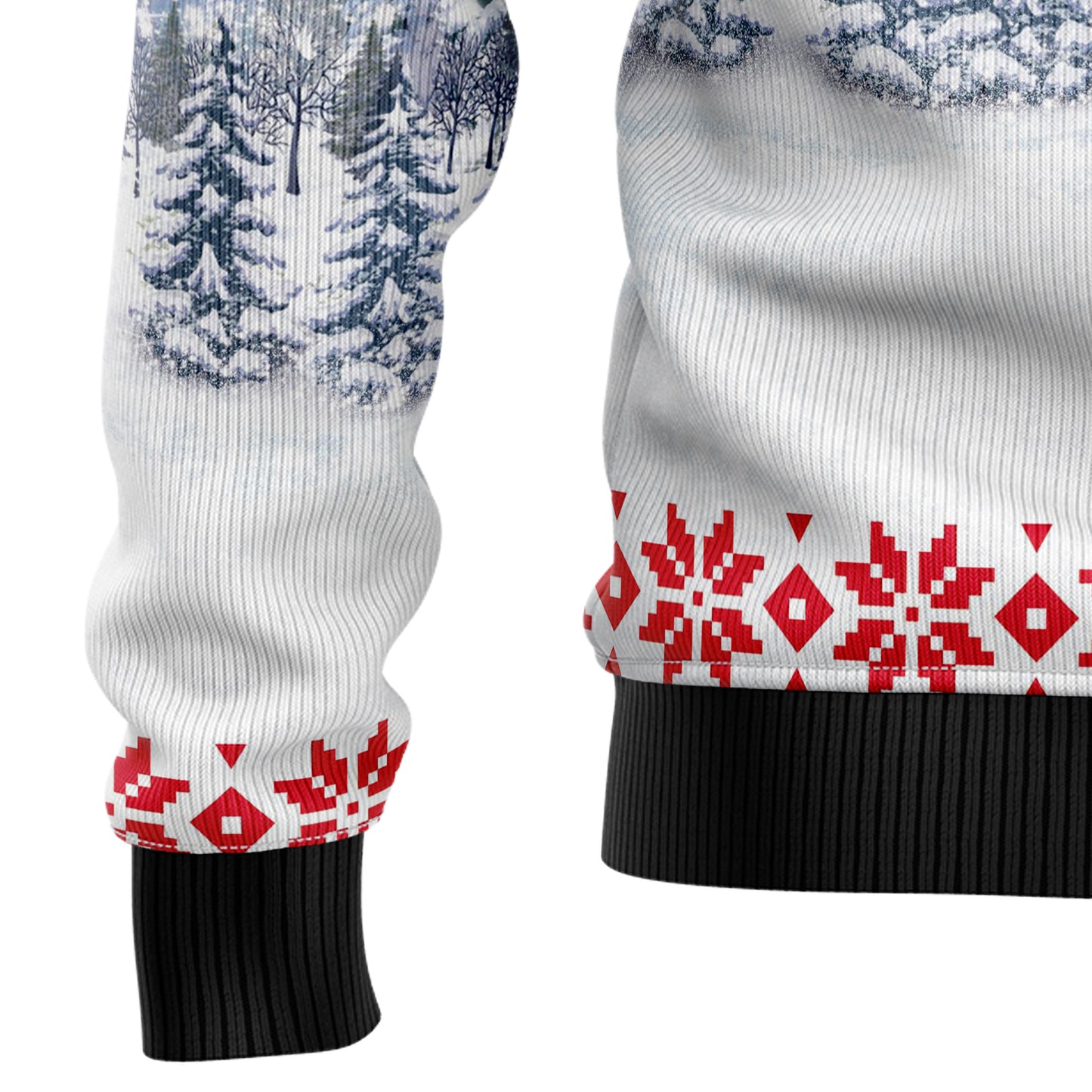 Siberian Husky Santa Claus G5105 Ugly Christmas Sweater