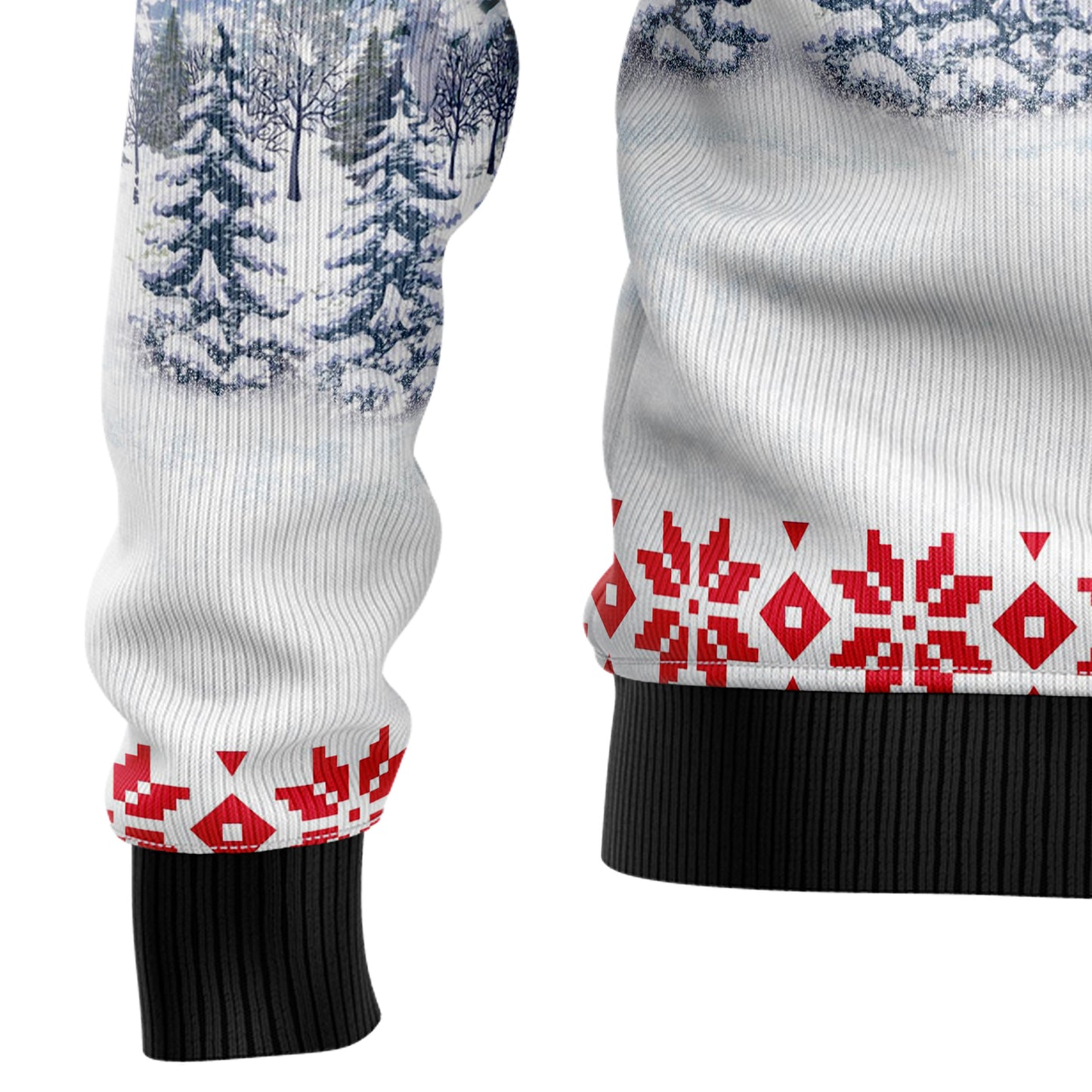 German Shepherd Santa Claus G5105 Ugly Christmas Sweater