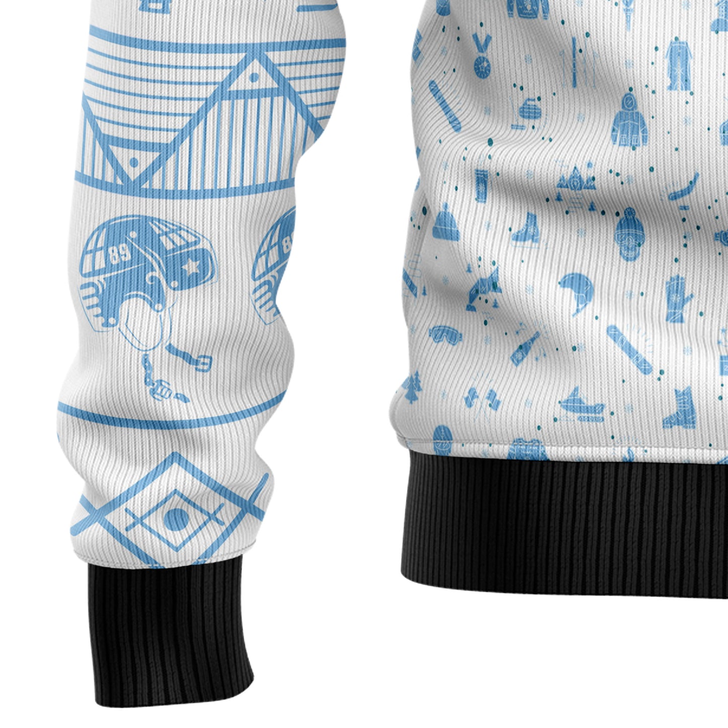 Happy Hockey Day TG5115 Ugly Christmas Sweater