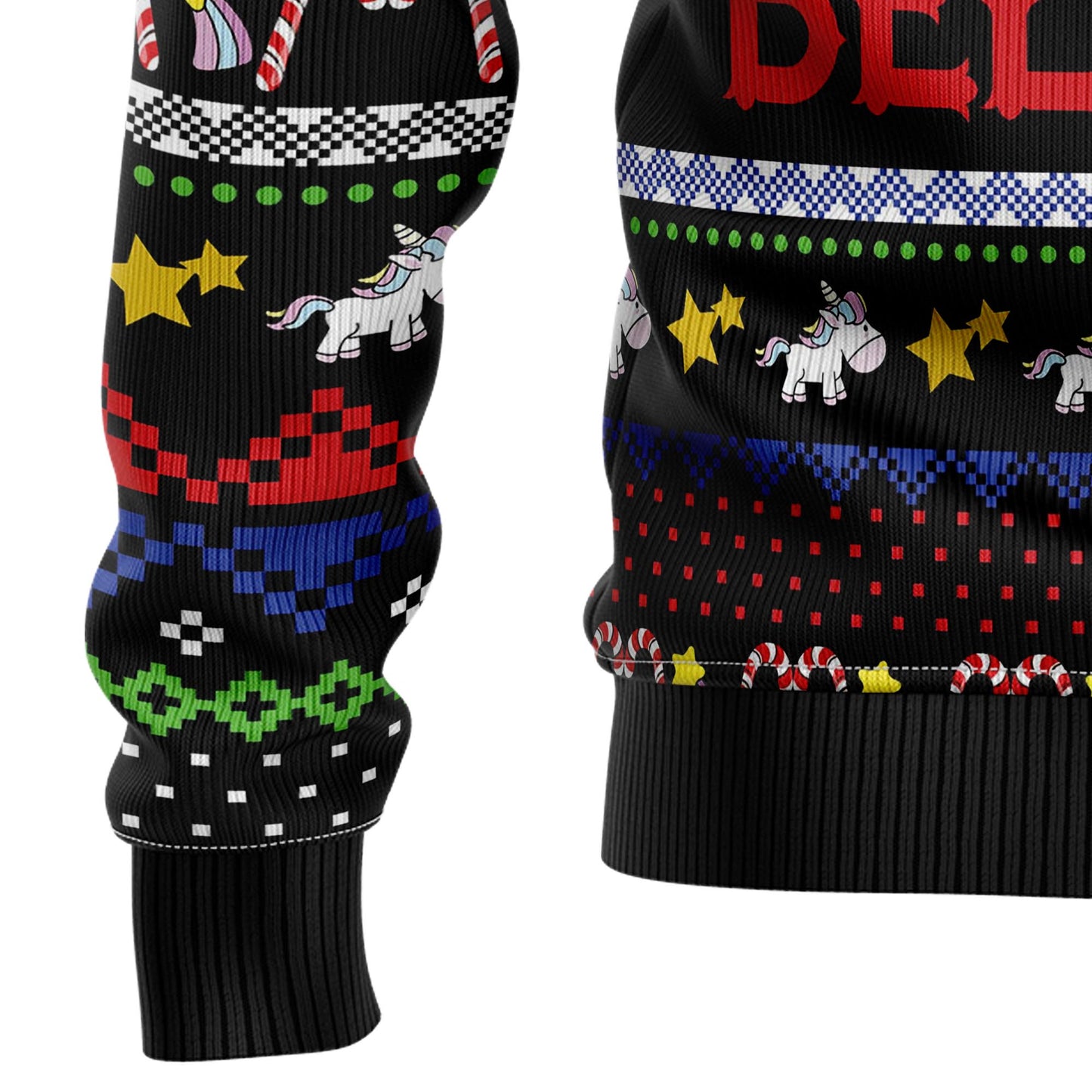 Unicorn Believing Christmas T239 Ugly Christmas Sweater