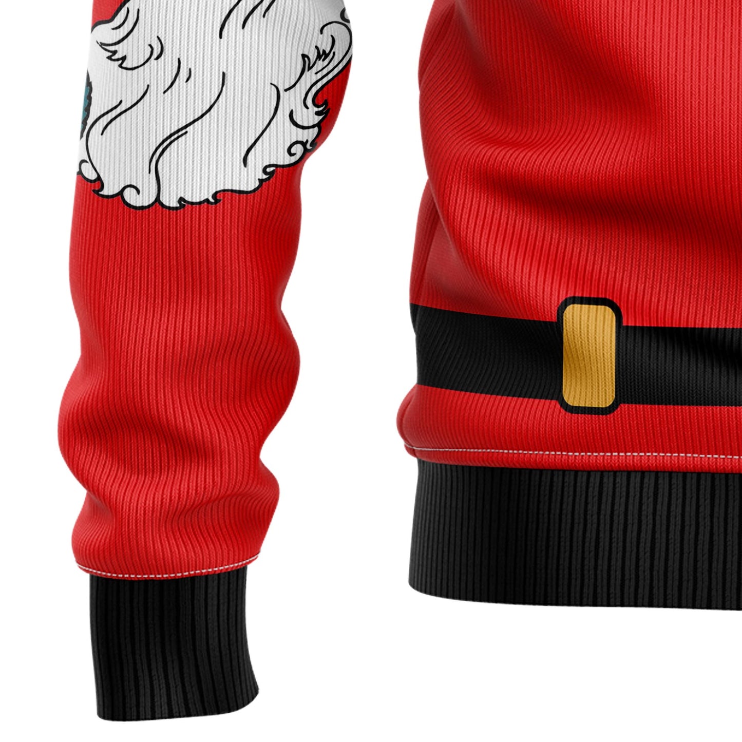 Santa Claus and Music Notes HZ101518 Ugly Christmas Sweater