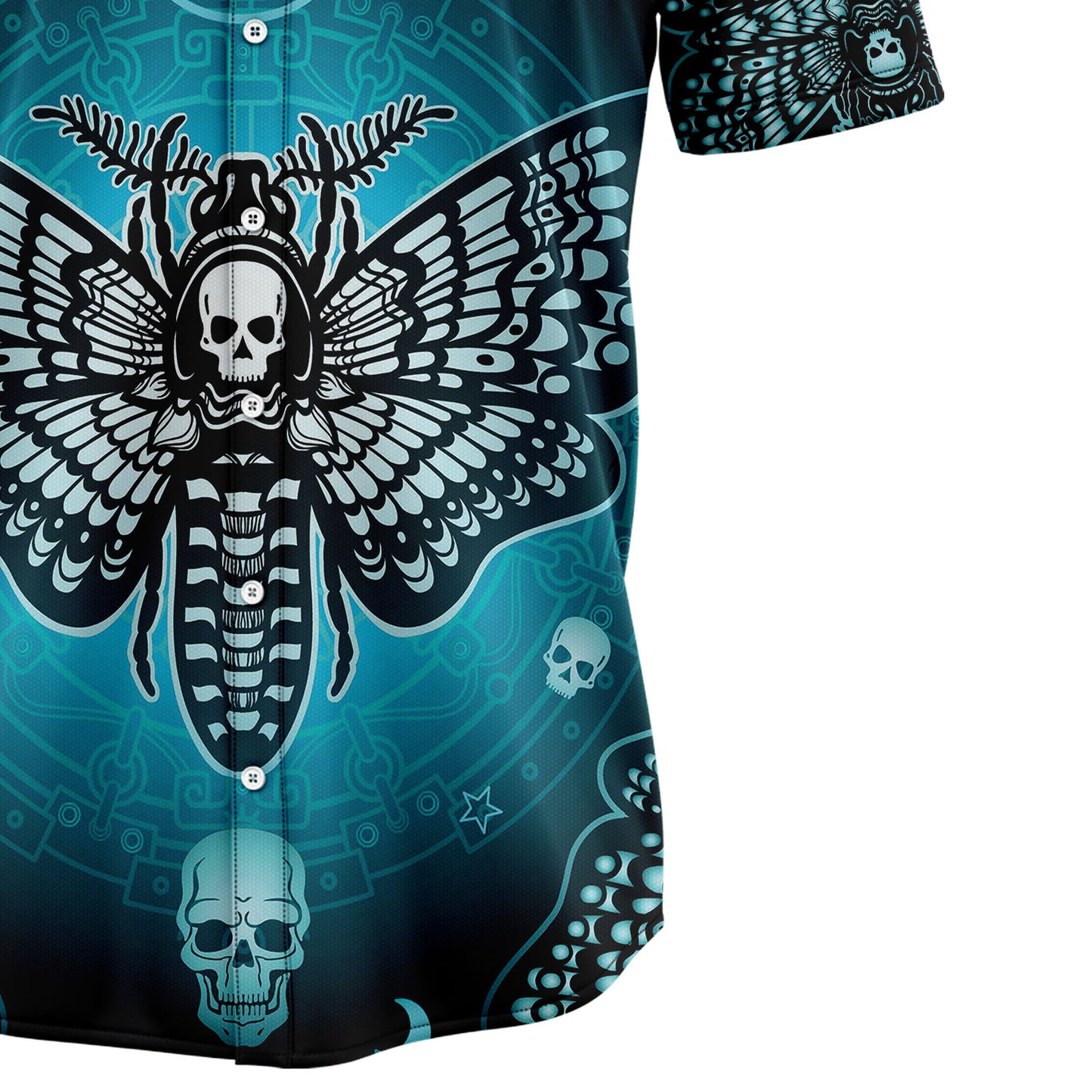 Amazing Butterflies Skull HT24713 Hawaiian Shirt