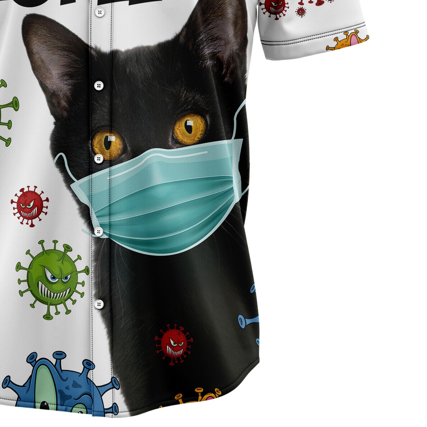 Black Cat Ew People T2307 Hawaiian Shirt