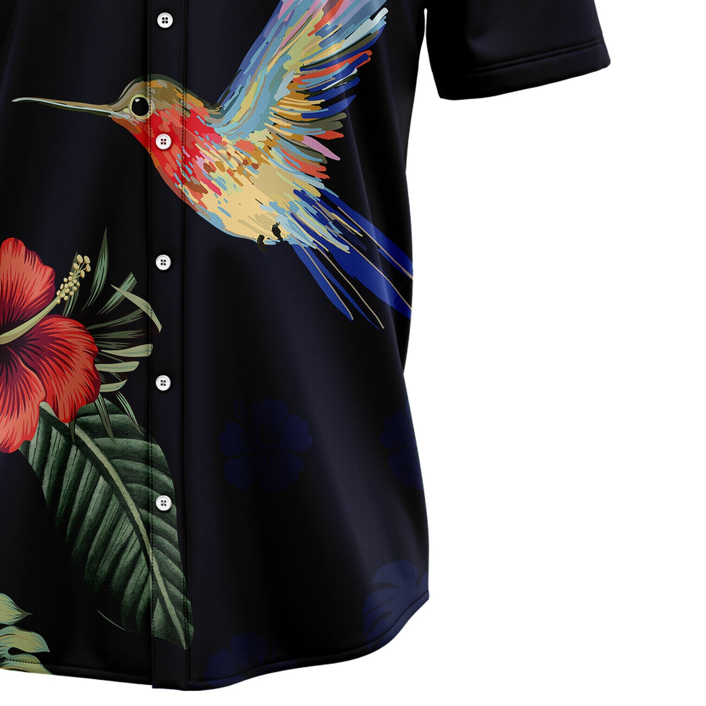 Tropical Flower Hummingbird H227049 Hawaiian Shirt