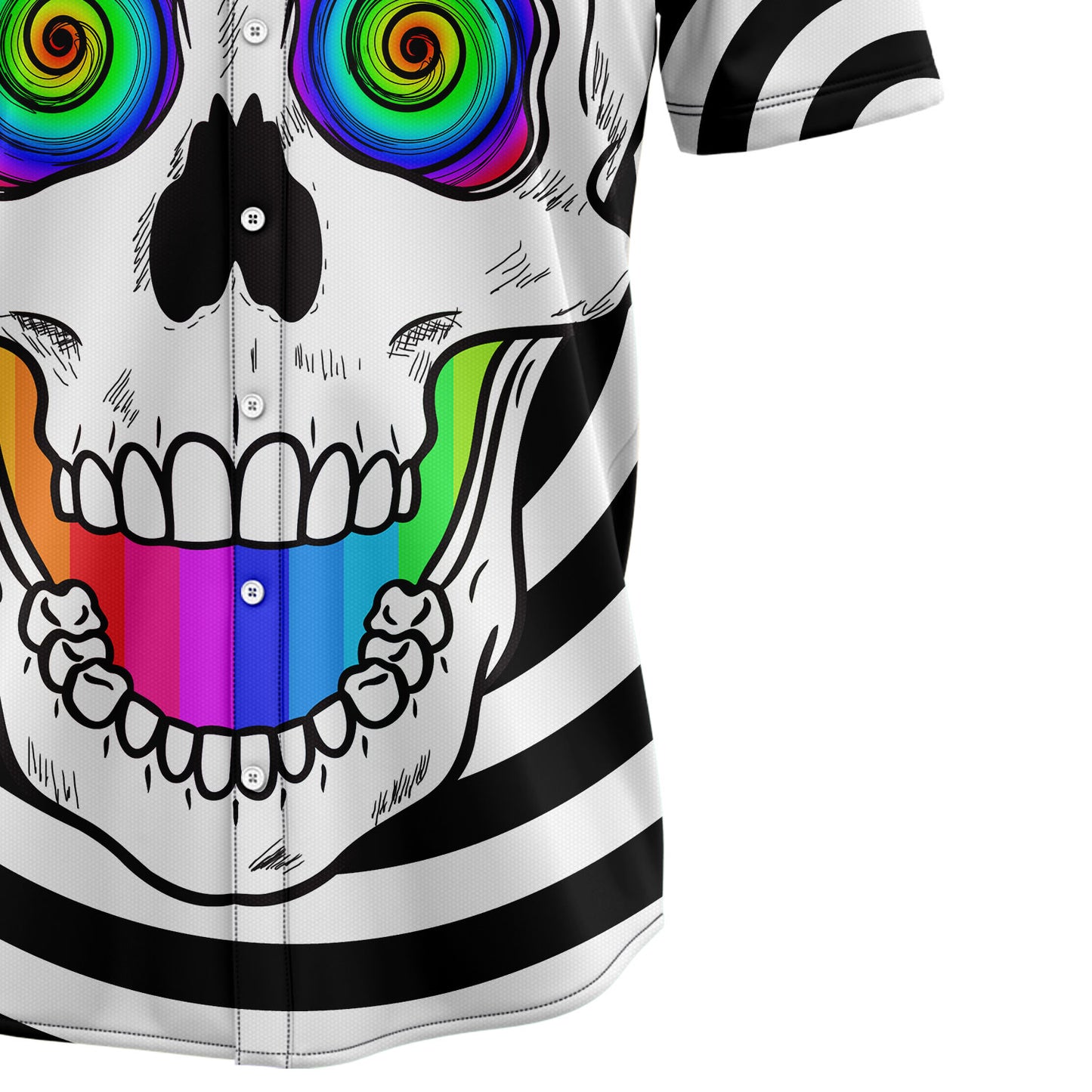 Skull Circle TY2307 Hawaiian Shirt