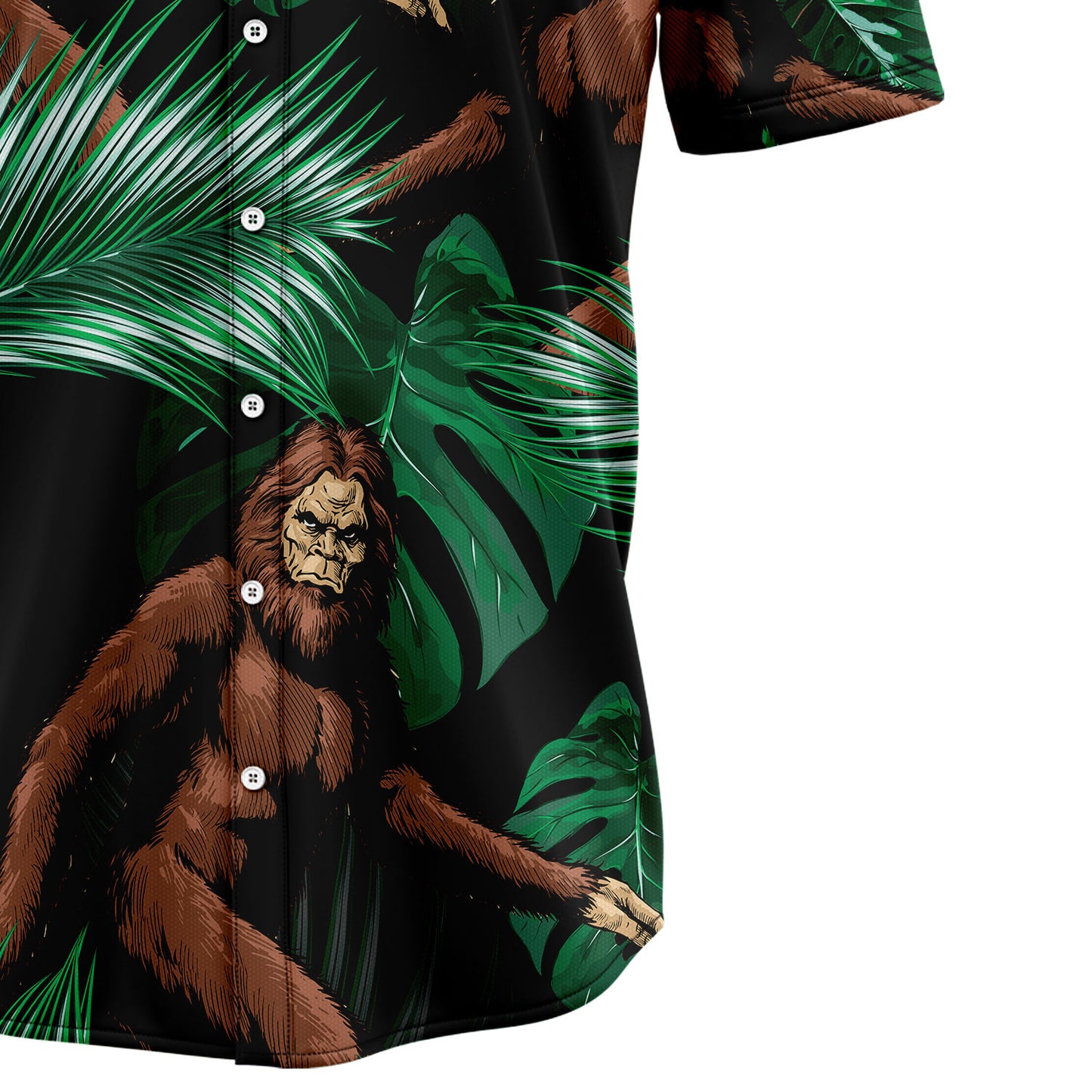 Bigfoot Under The Palm T2307 Hawaiian Shirt