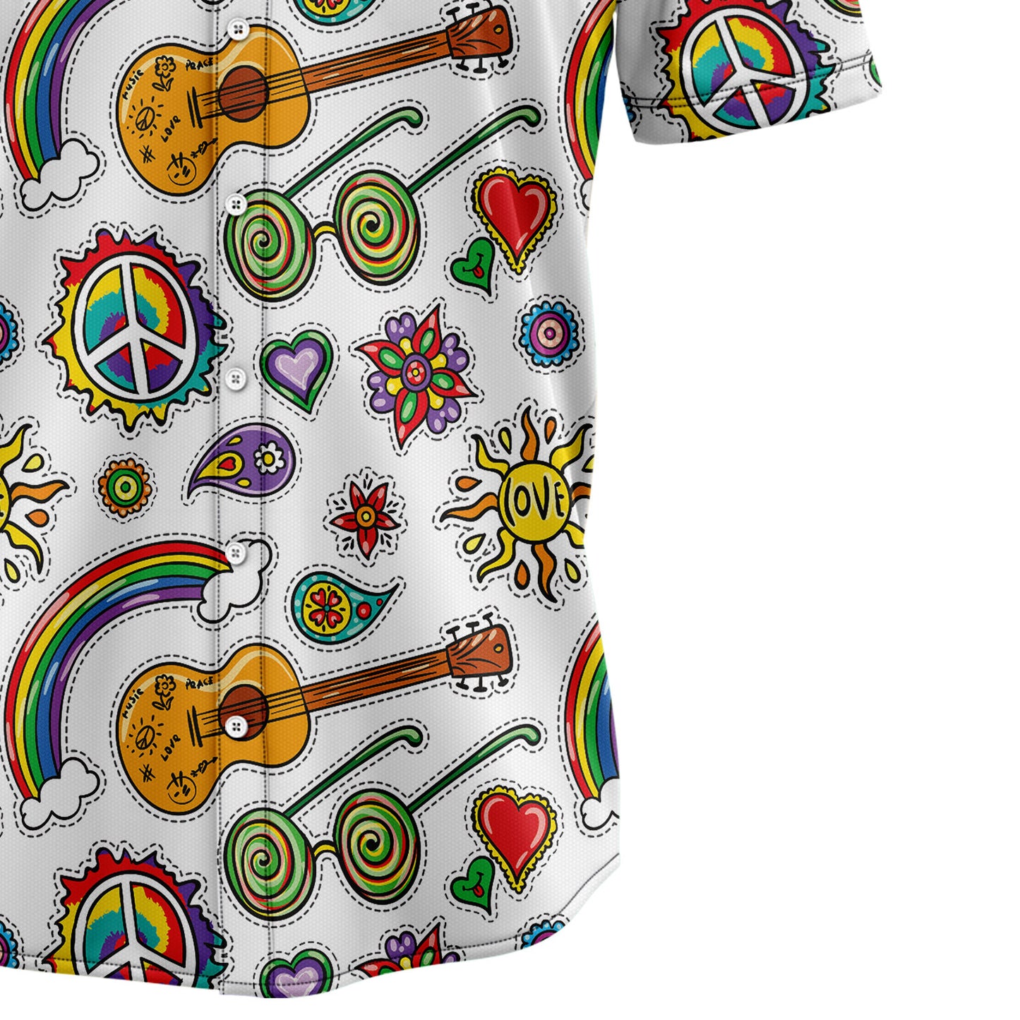 Amazing Hippie Ukulele H107201 Hawaiian Shirt