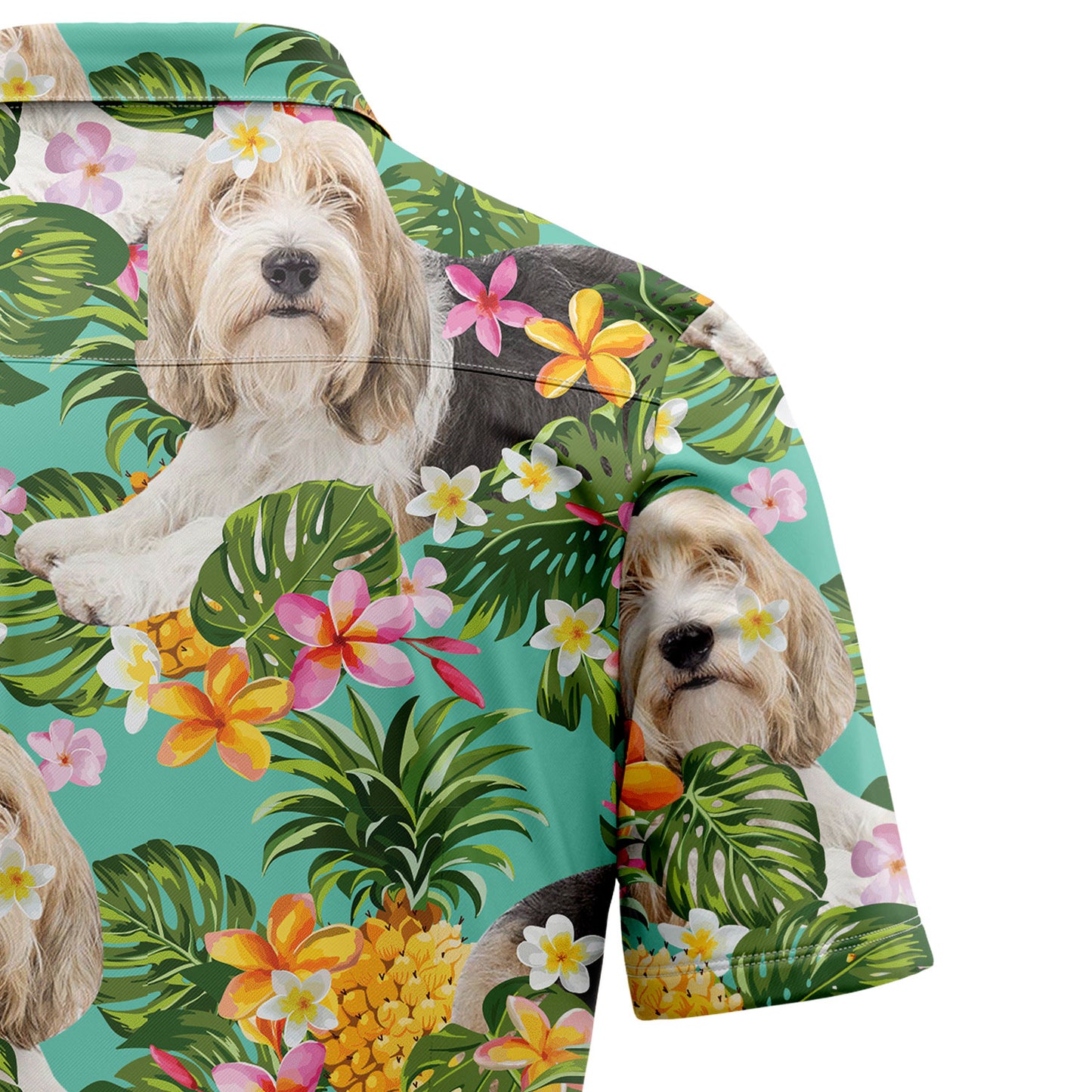 Tropical Pineapple Petit Basset Griffon Vendeen H97078 Hawaiian Shirt