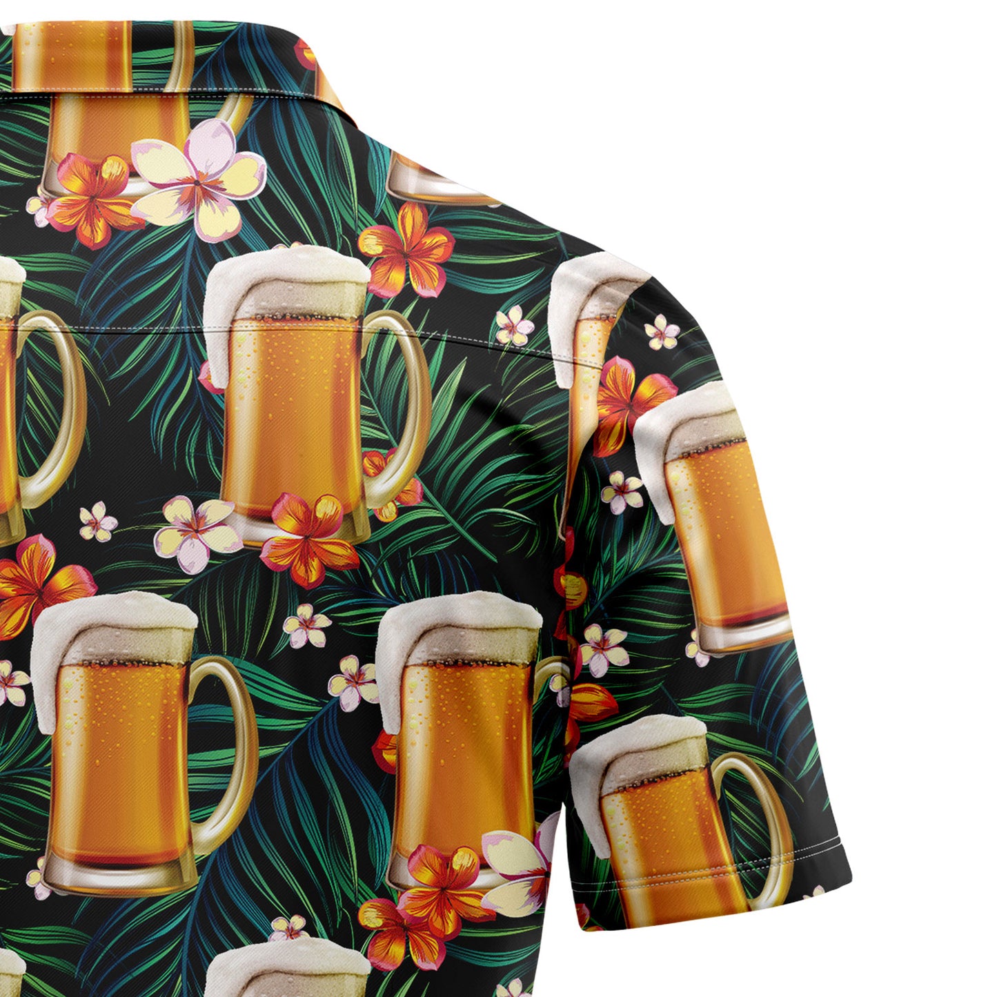 Beer Tropical Flower D2207 Hawaiian Shirt
