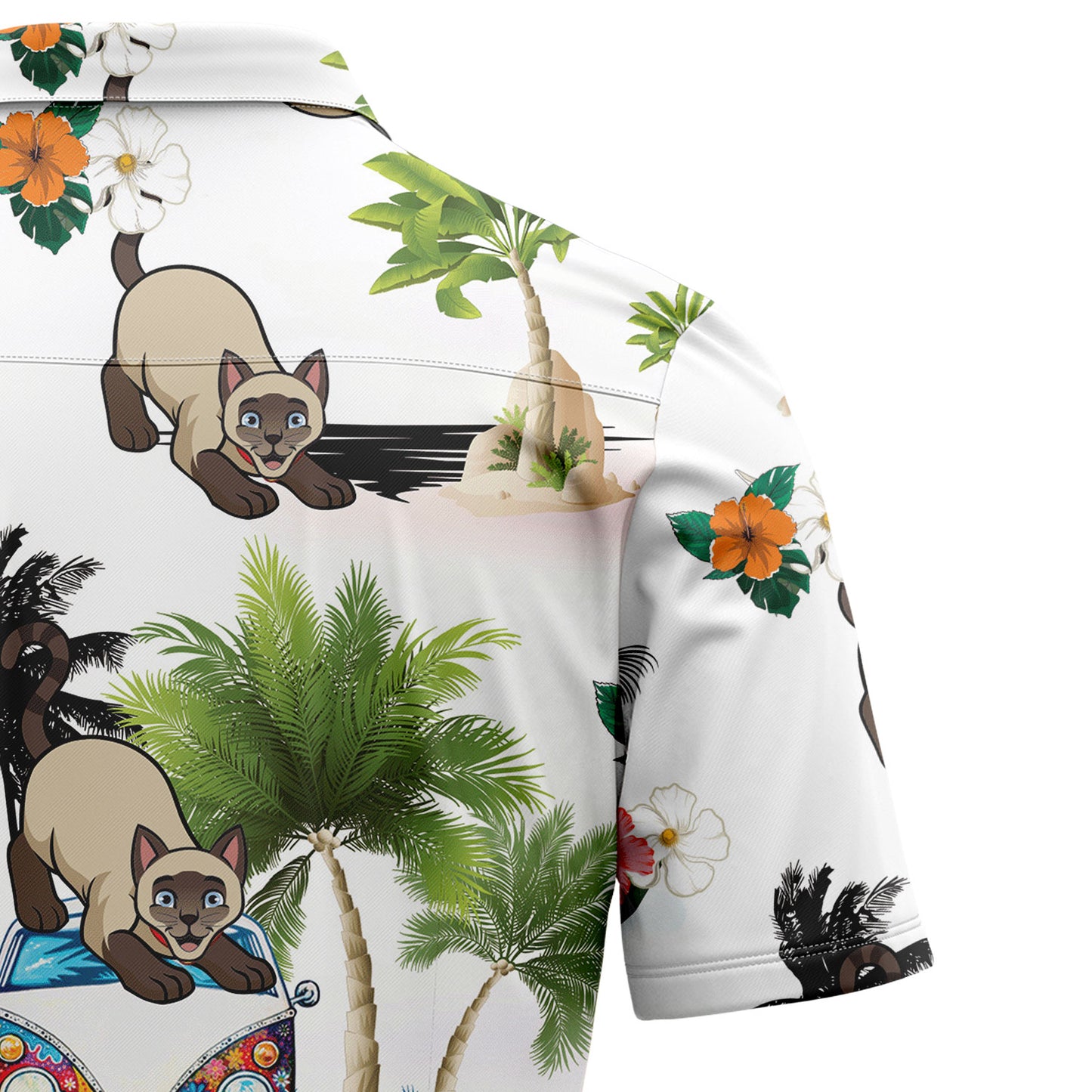 Siamese Vacation G5710 Hawaiian Shirt