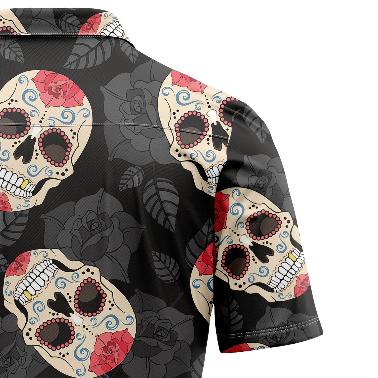 Amazing Roses And Sugar Skulls H97204 Hawaiian Shirt