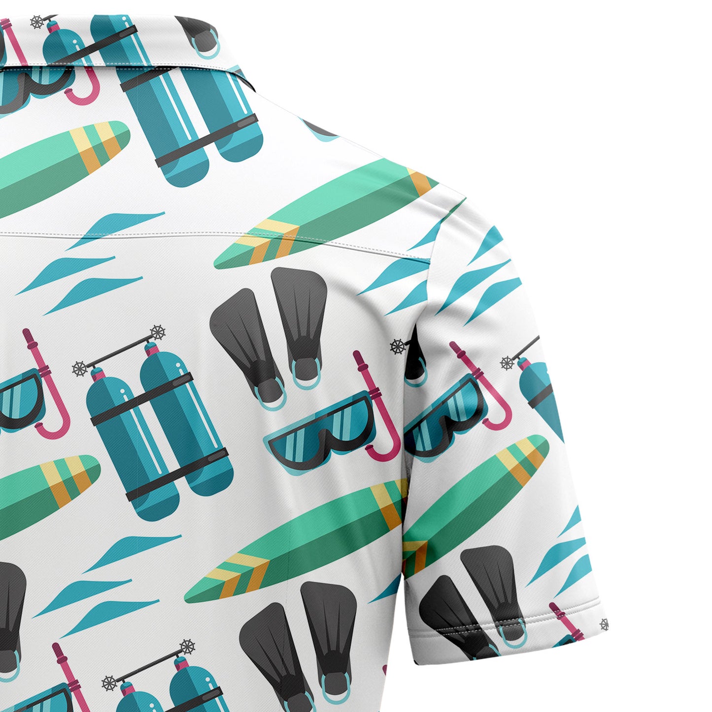 Scuba Diving Equipment TY2107 Hawaiian Shirt