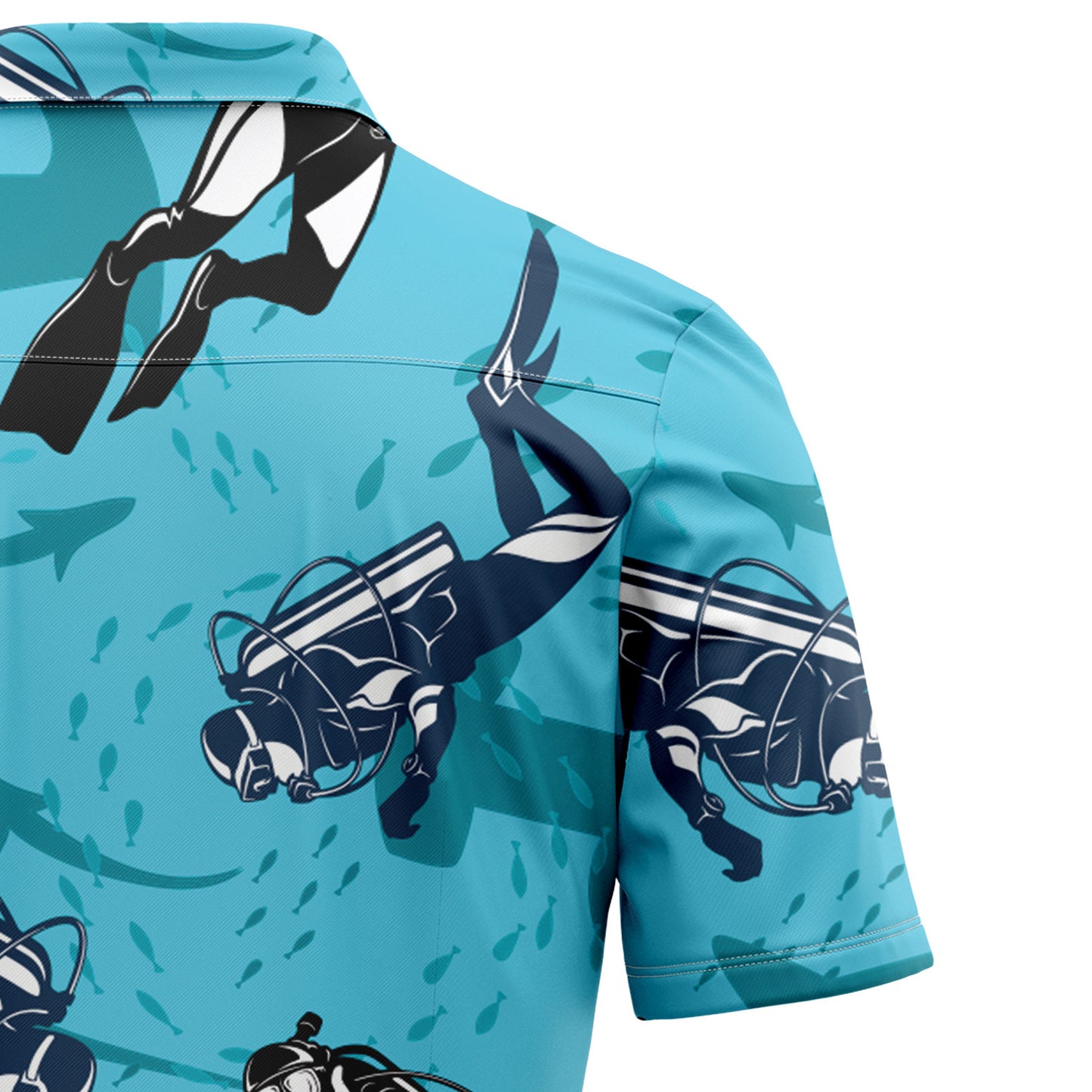 Scuba Diving With Shark TG5721 Hawaiian Shirt