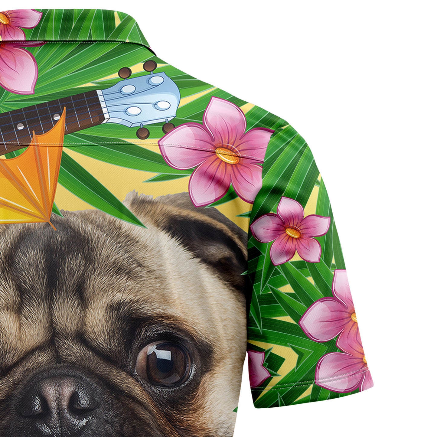 Pug Summer Party TY2007 Hawaiian Shirt
