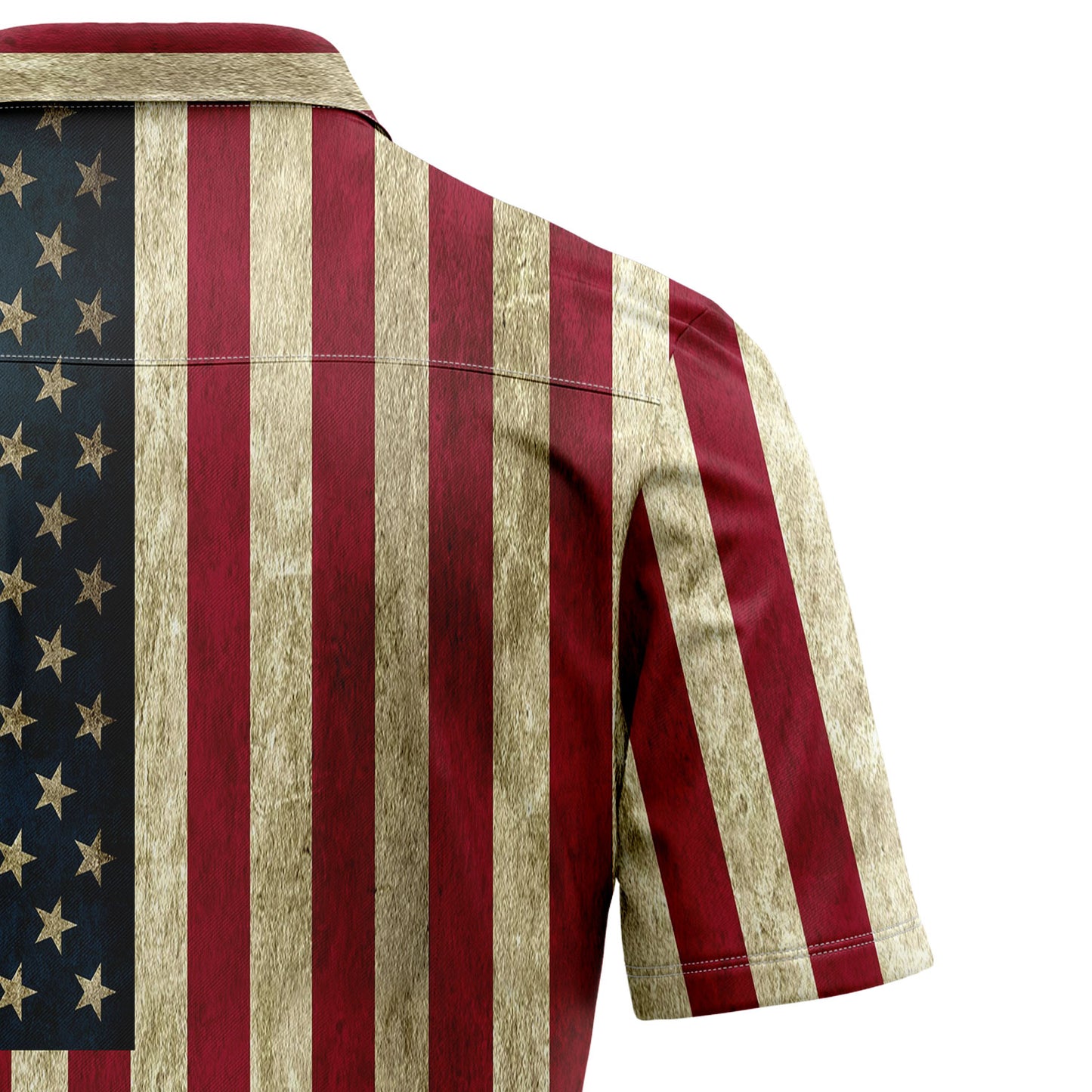 Big Foot American Flag H207017 Hawaiian Shirt